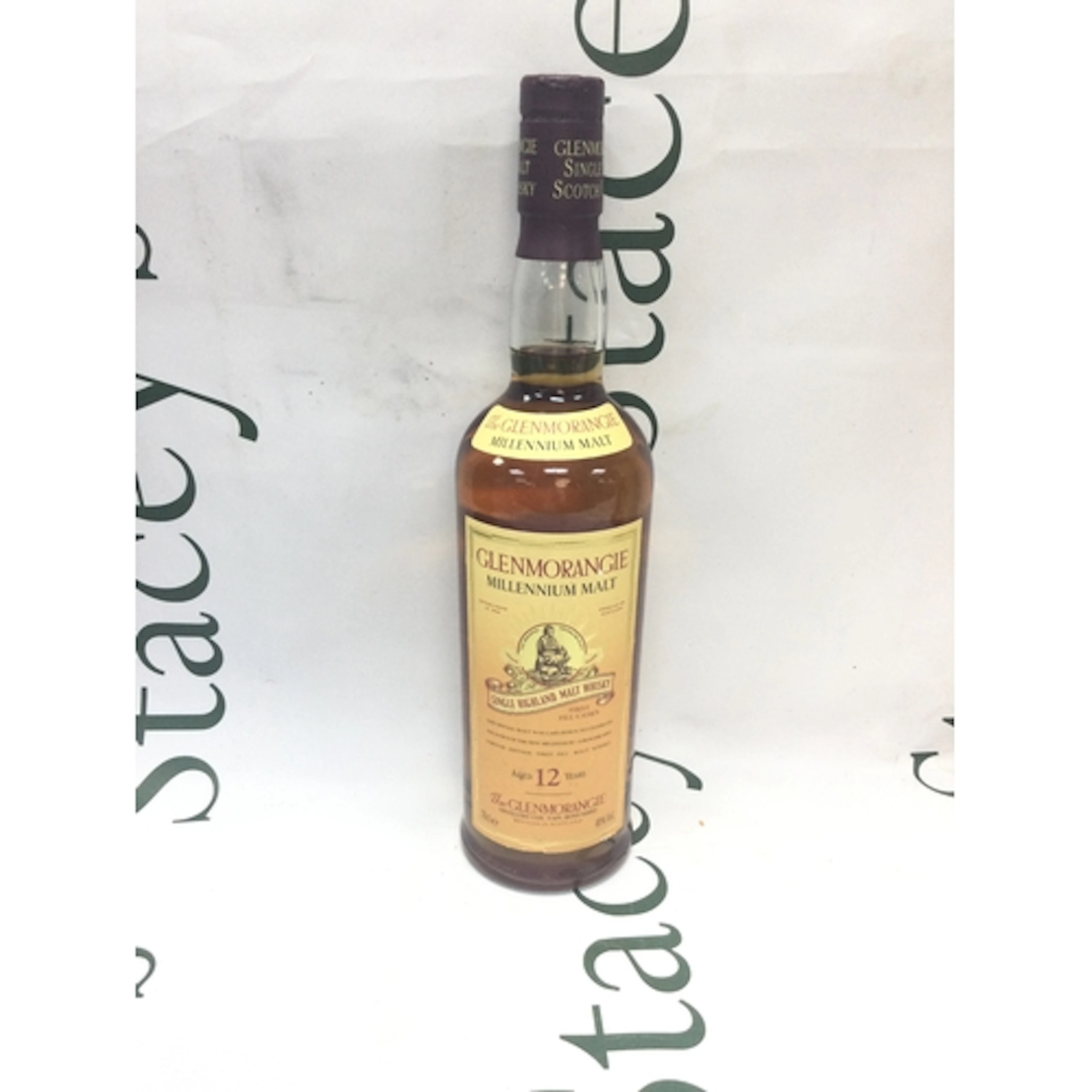 A bottle of Glenmorangie 12 years millennial malt NO RESERVE