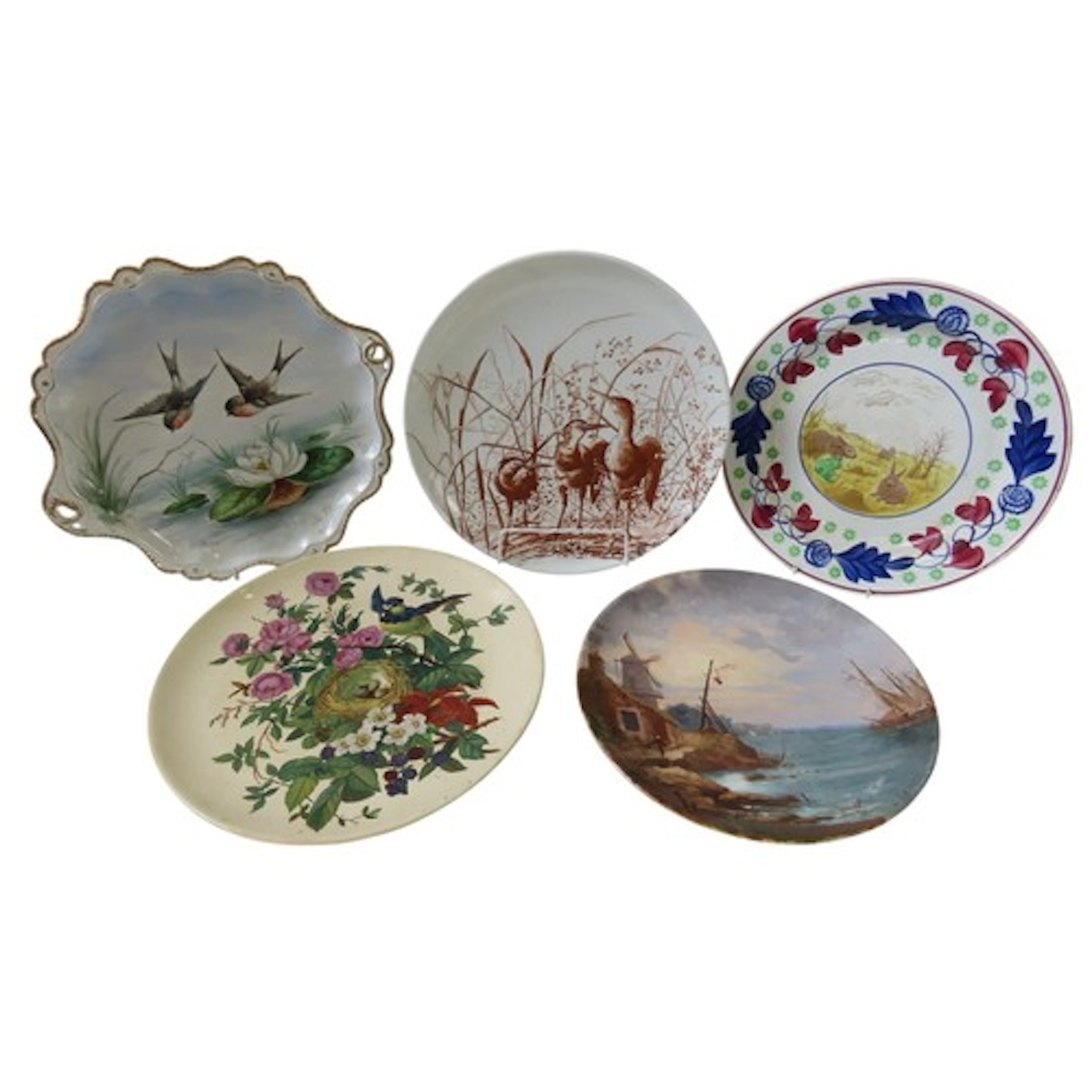 AN ASSORTED GROUP OF MAINLY 19TH CENTURY CERAMICS the lot i...