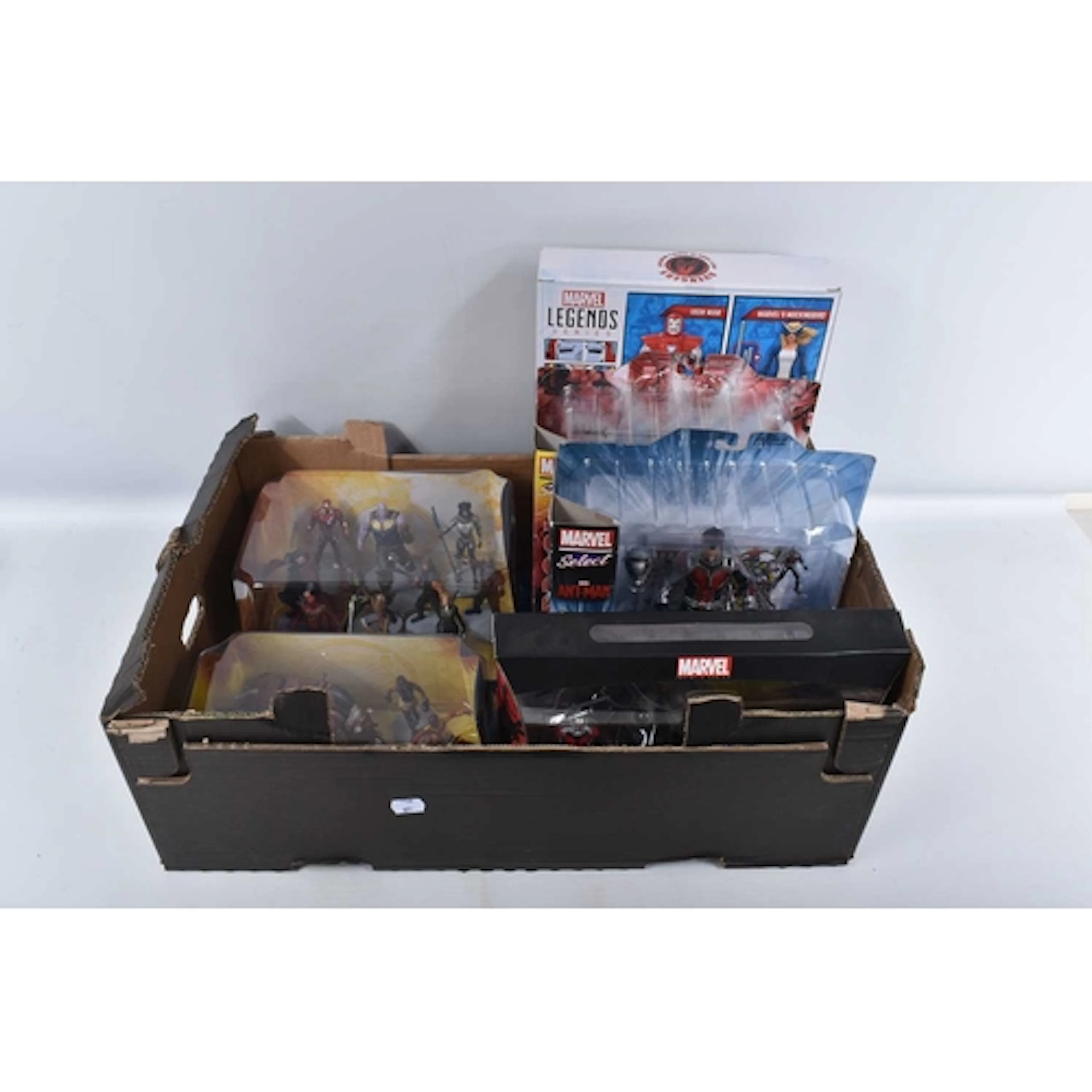 A SEALED BOXED COLLECTION OF MARVEL FIGURES, to include a Di...