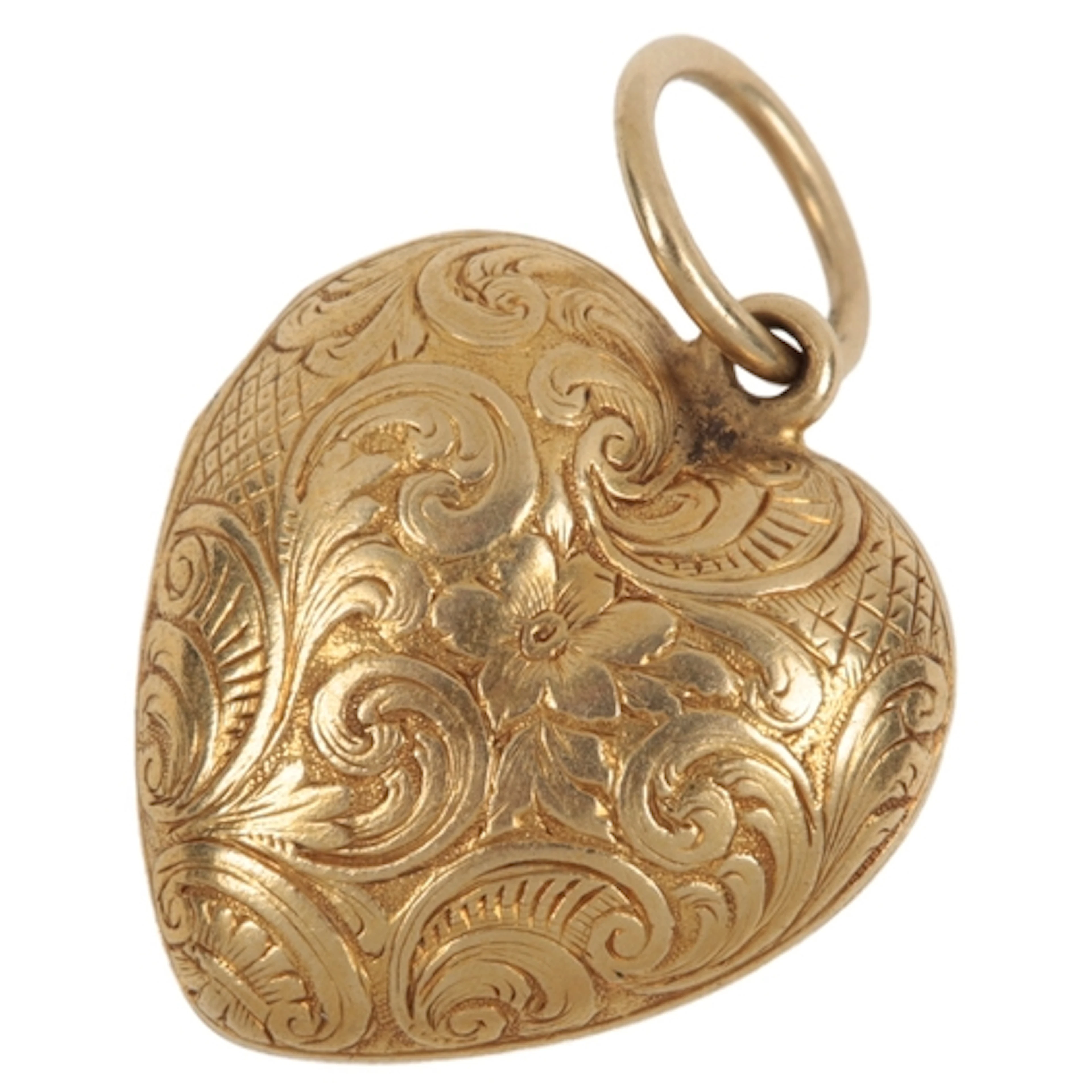 An attractive gold locket pendant, second half 19th century,...