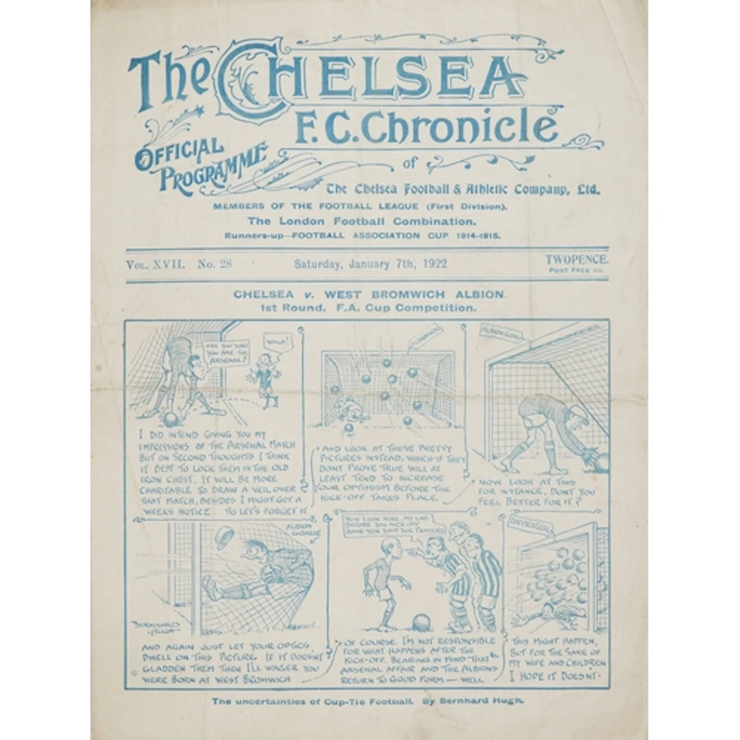 The Chelsea F.C. Chronicles official football programme - Ch...