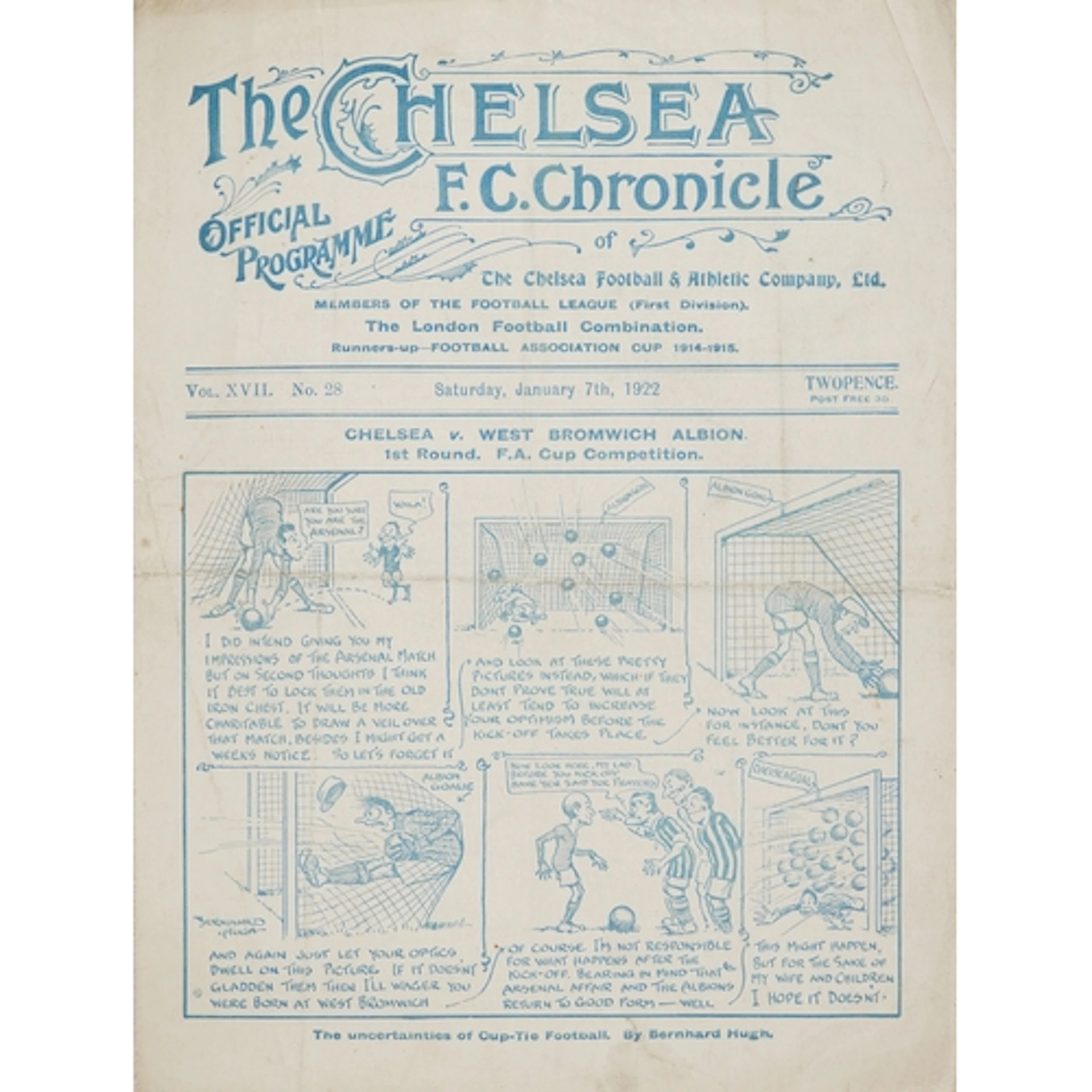 The Chelsea F.C. Chronicles official football programme - Ch...