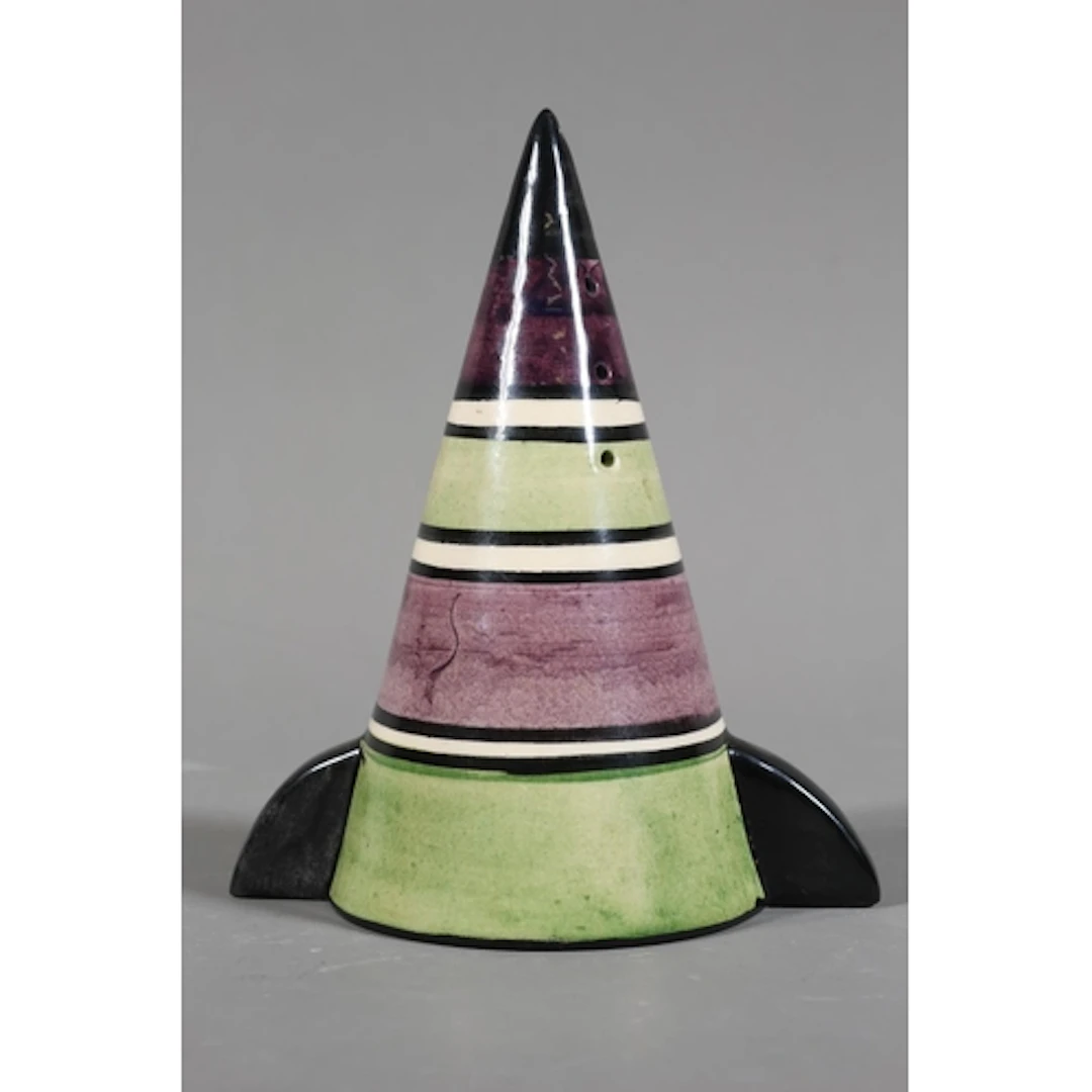 Lorna Bailey Apollo Rocket pattern sugar sifter, produced by...