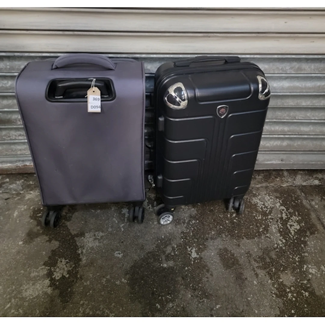 TWO SUITCASES INC. IT, NO-BRAND Note: cases and bags are emp...