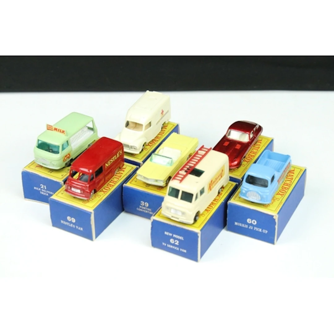 Seven boxed Matchbox Series 75 diecast models to include 69 ...