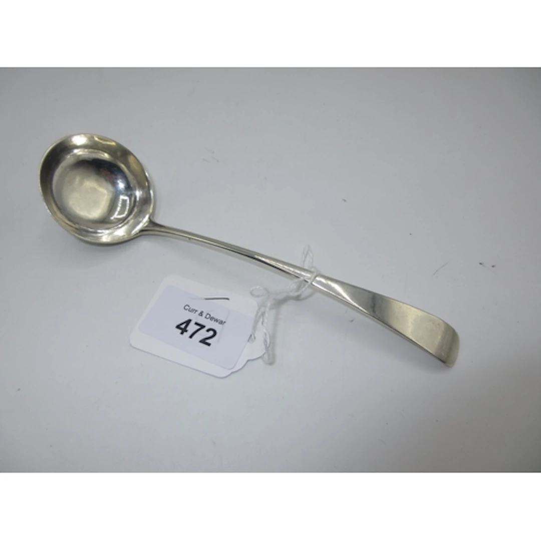 Scottish Provincial Silver Sauce Ladle by William Constable ...