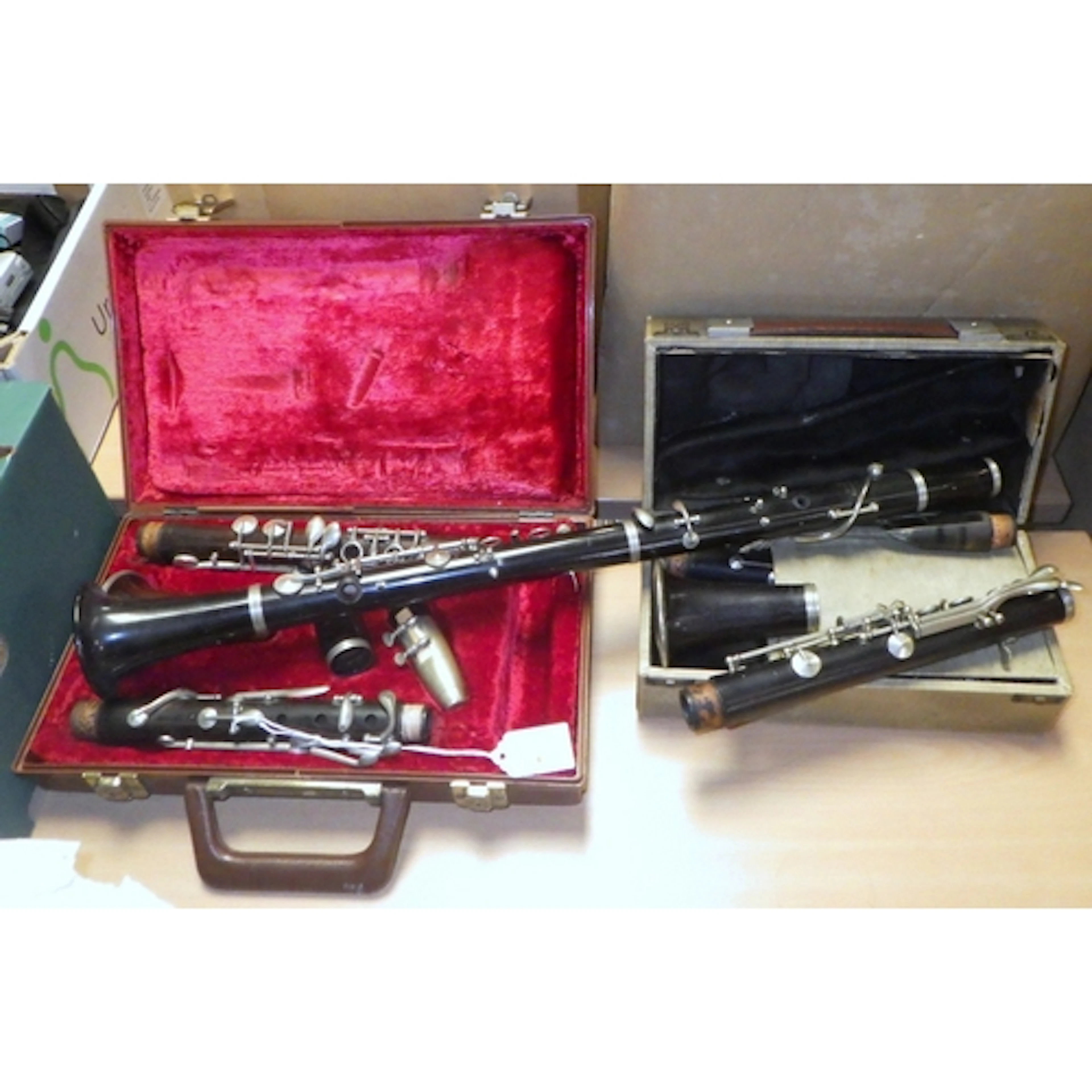 A group of two clarinets & a flute
