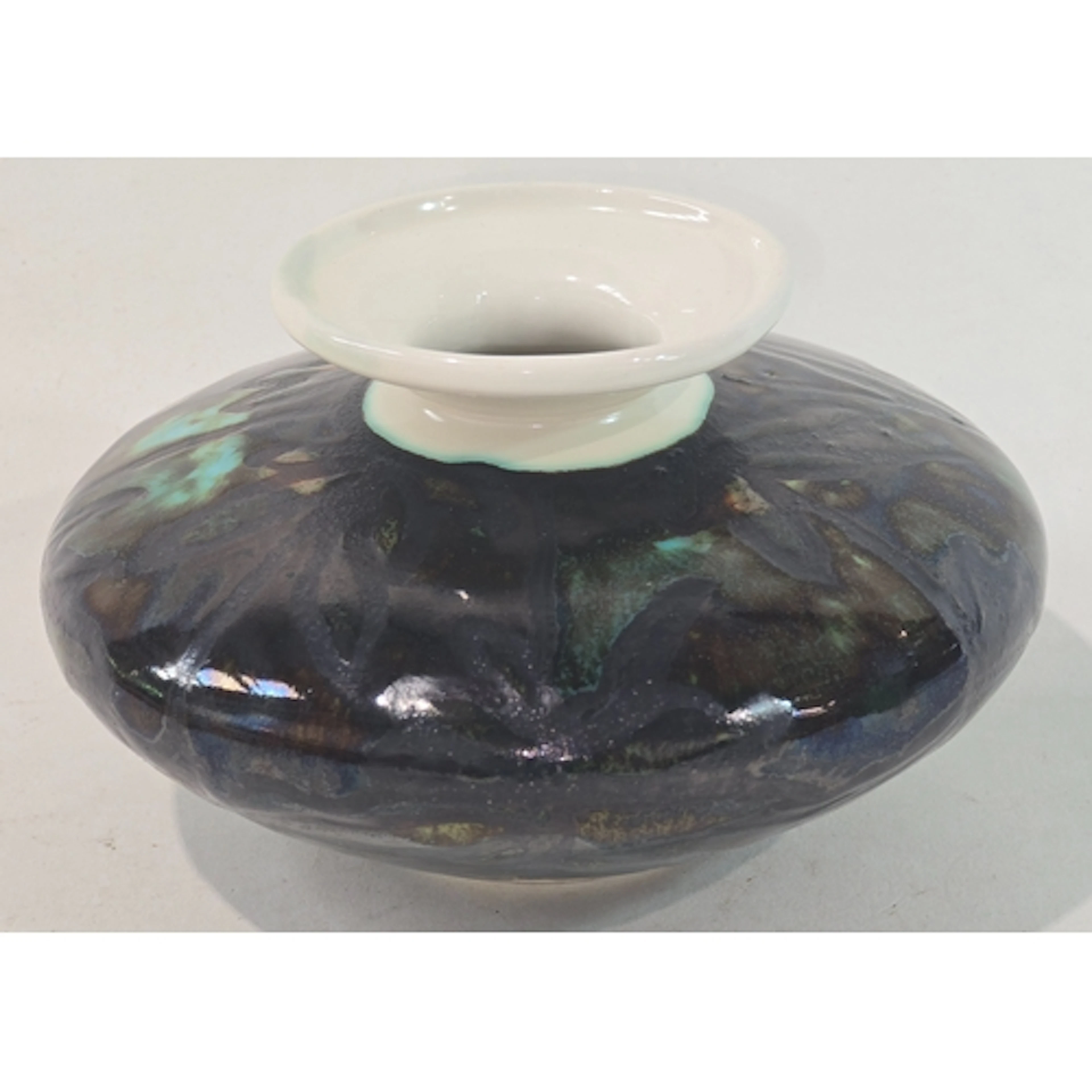 Poole Pottery studio vase designed by Robert Jefferson mark ...