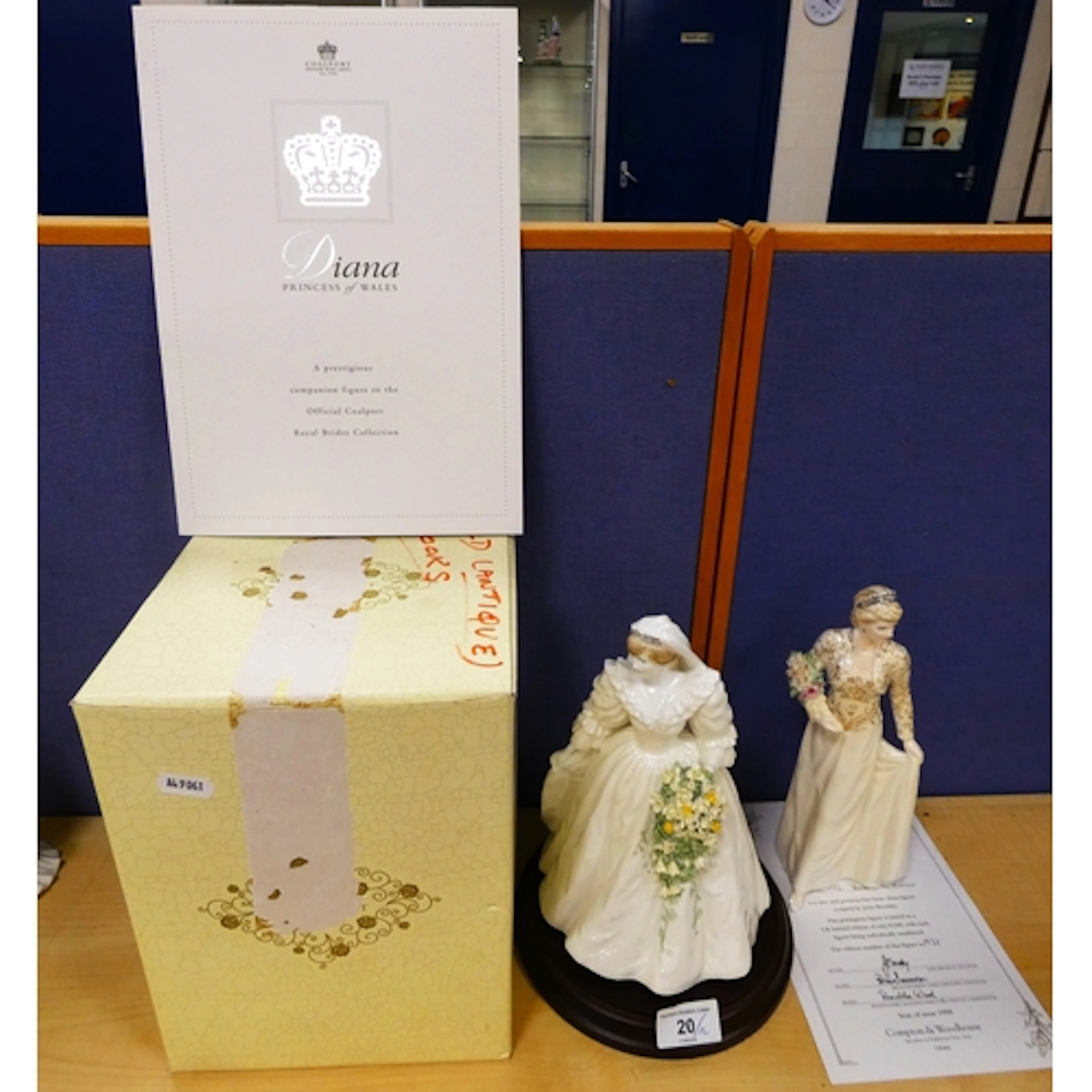 Two Coalport Limited Edition figurines of Diana Princess of ...