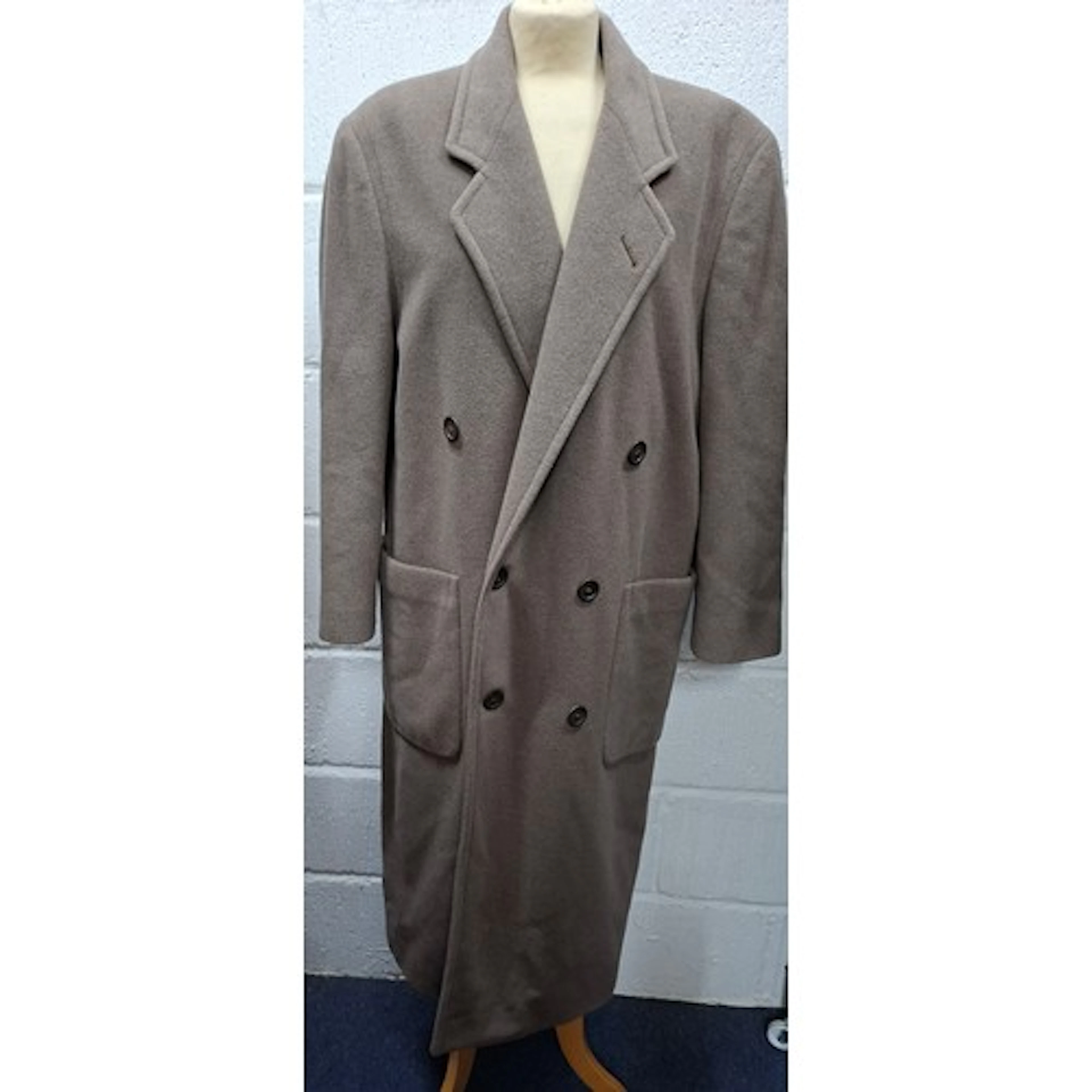 Hugo boss- A 1980's/early 90's gents grey/brown virgin wool ...