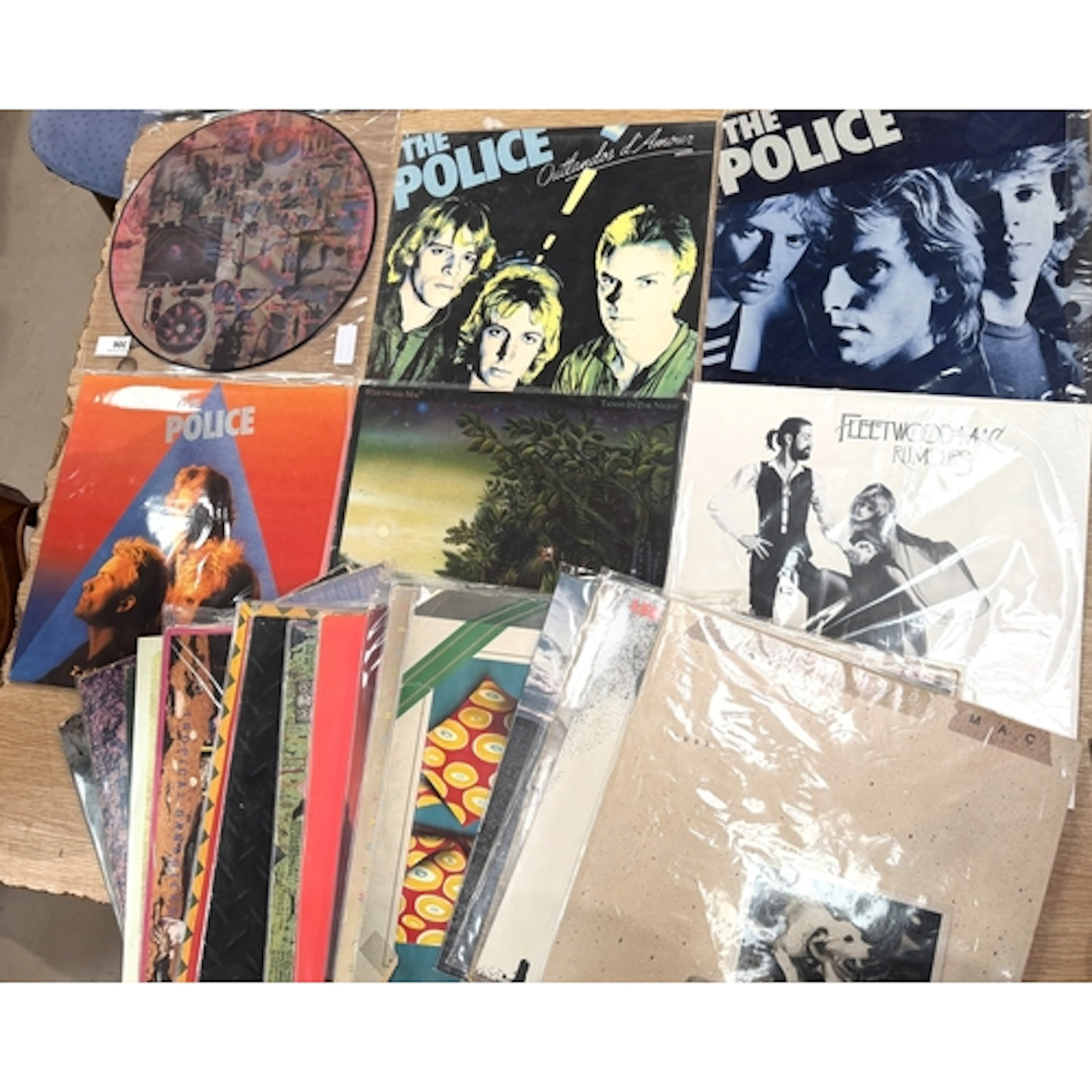 A selection of LPs to include 2 Led Zeppelin, The Who, Fleet...