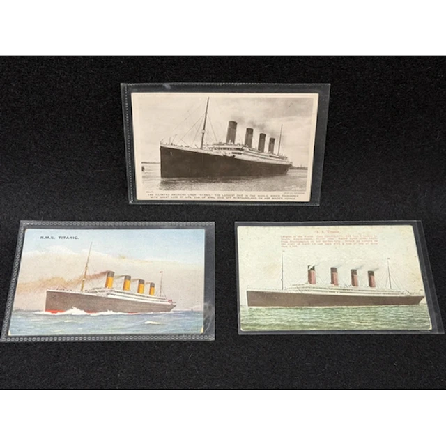 R.M.S. Titanic: R.M.S. Titanic: Post-disaster postcards. Ex...