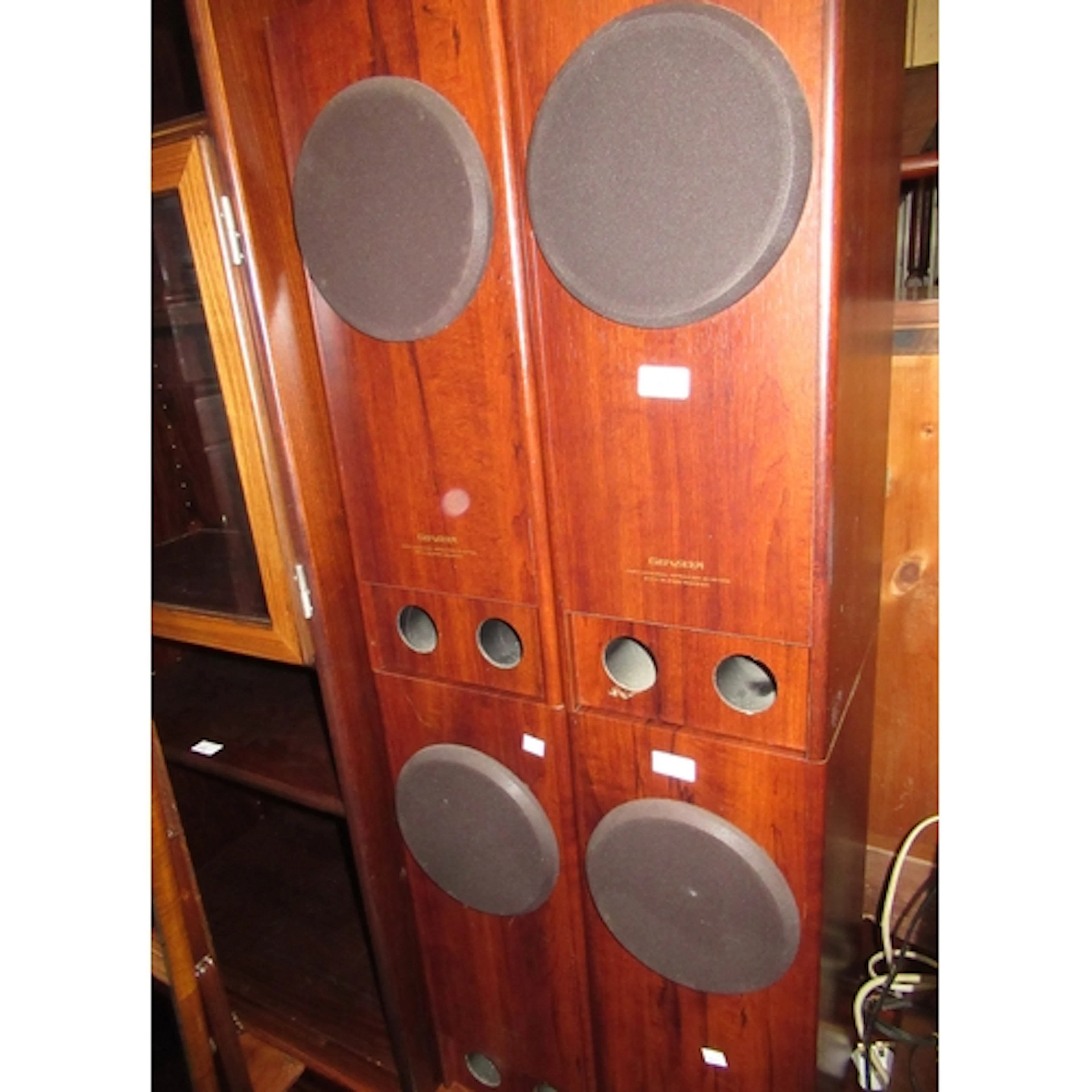 Miscellaneous hi-fi, to include two pairs of Genexxa speaker...