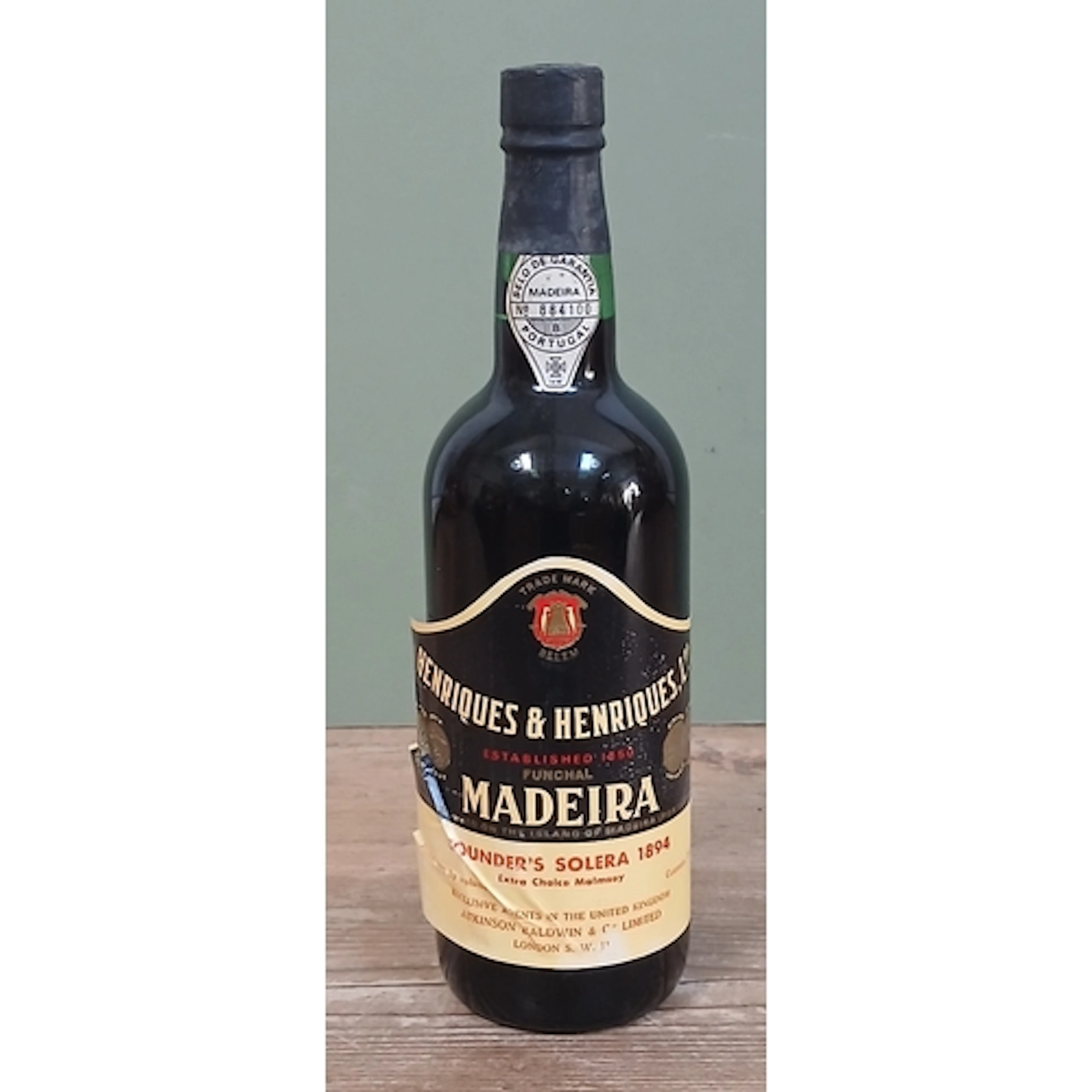 Henriques & Henriques Madeira Founder's Solera 1894.