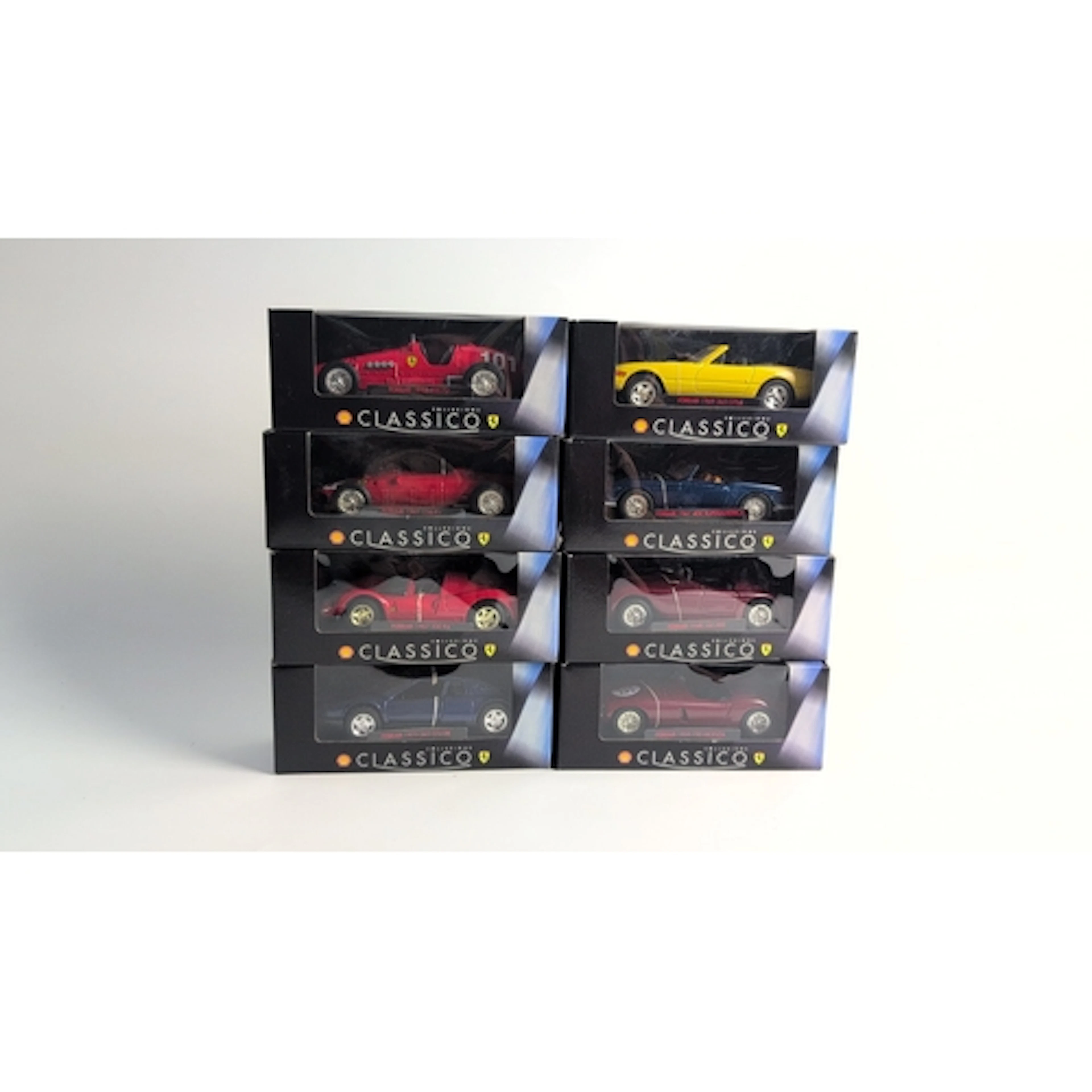 8 x Shell “Collezione Classico” Ferrari die-cast model cars,...