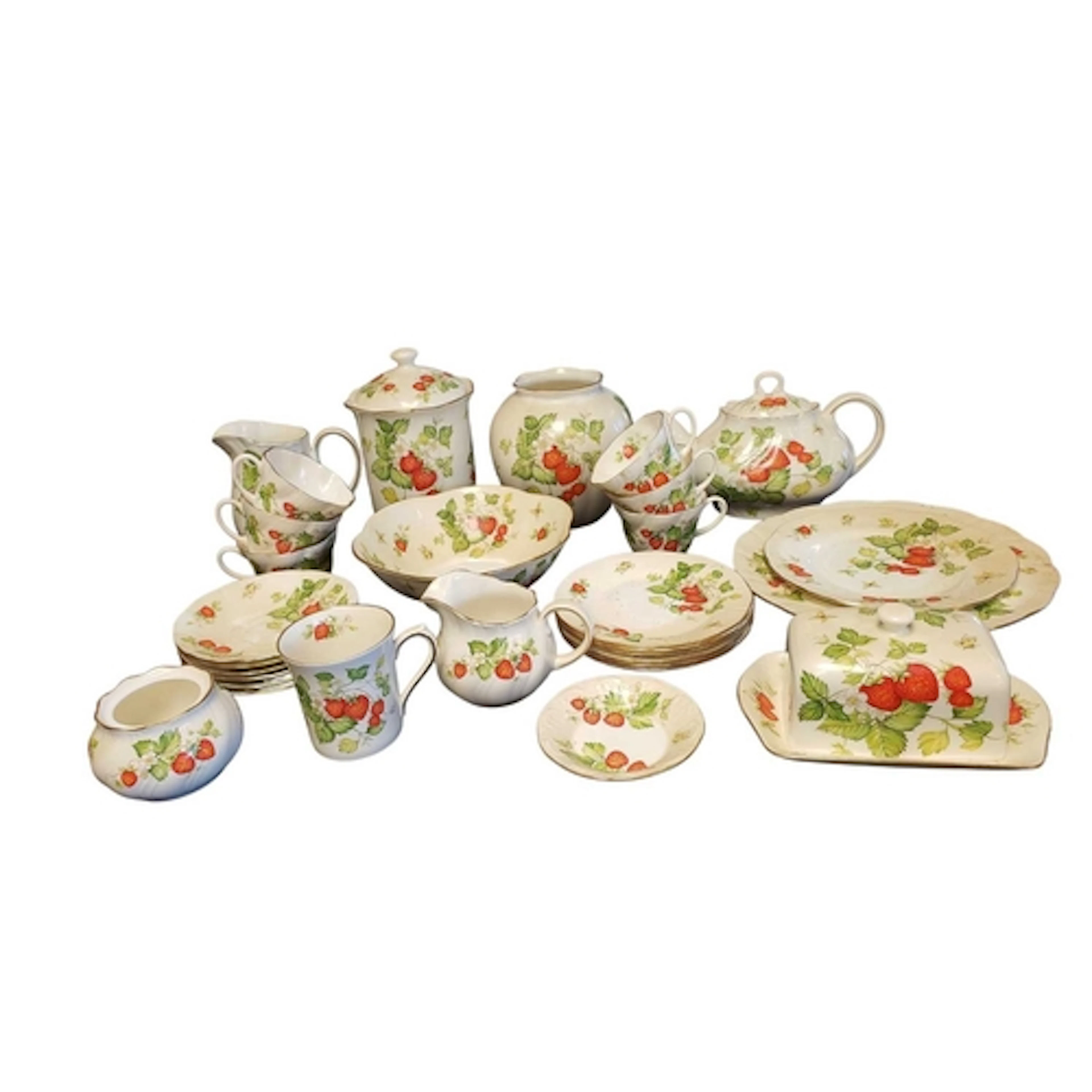 A late 20th century Rington's Queens China ' Virginia Strawb...