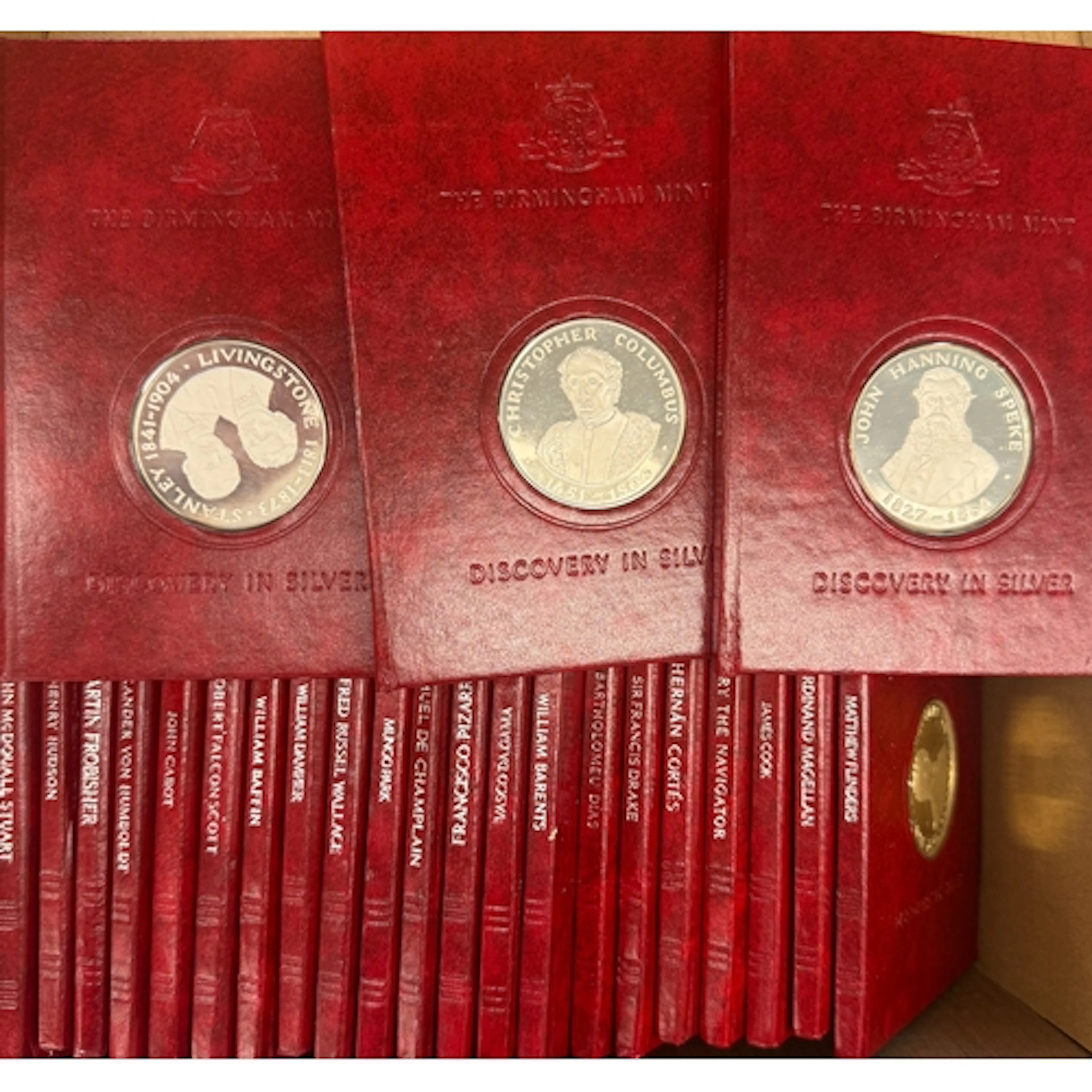 Birmingham Mint Discovery in Silver 24-medal set, commemorat...