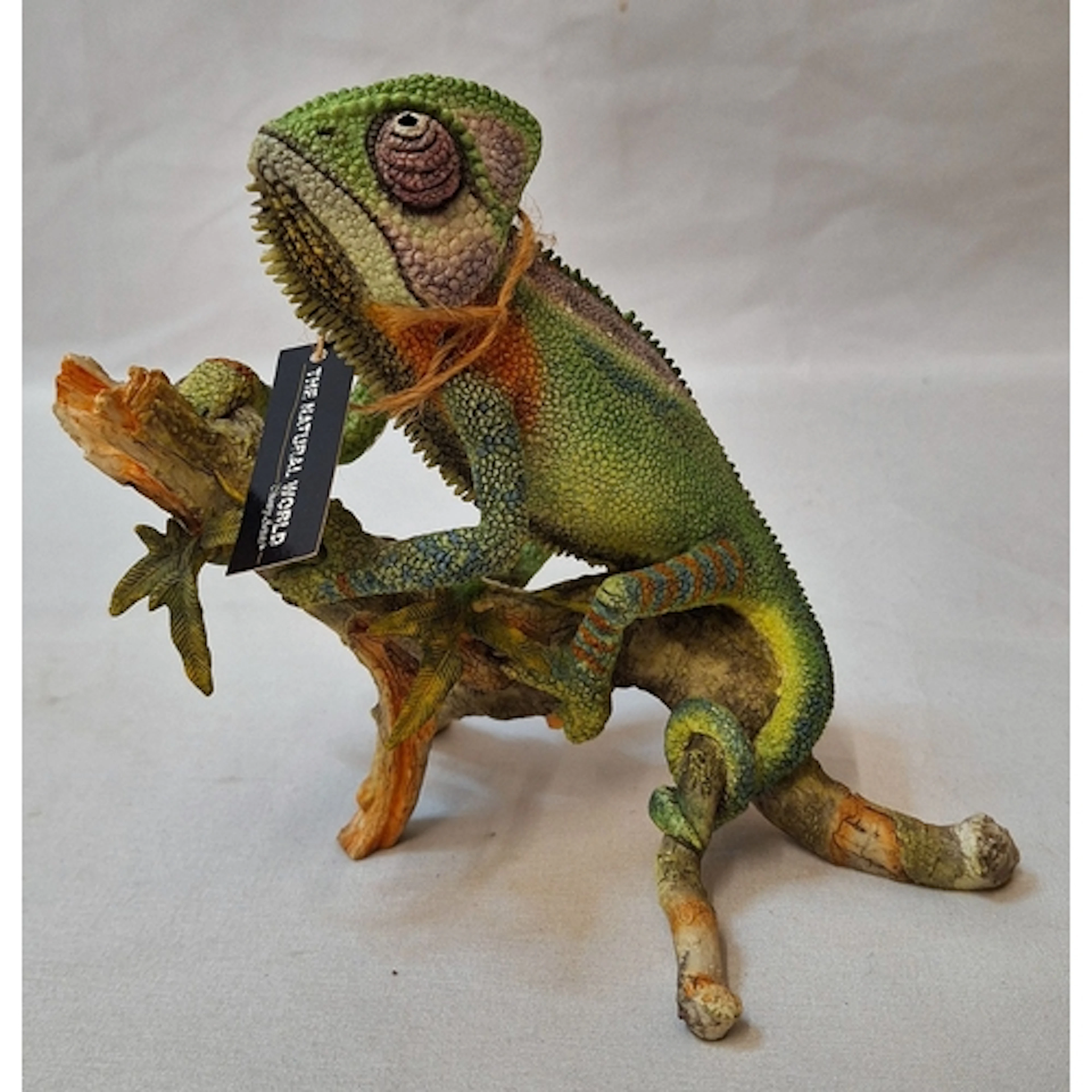 Country Artists Chameleon on Branch no. 03976 approx. 17cm W...