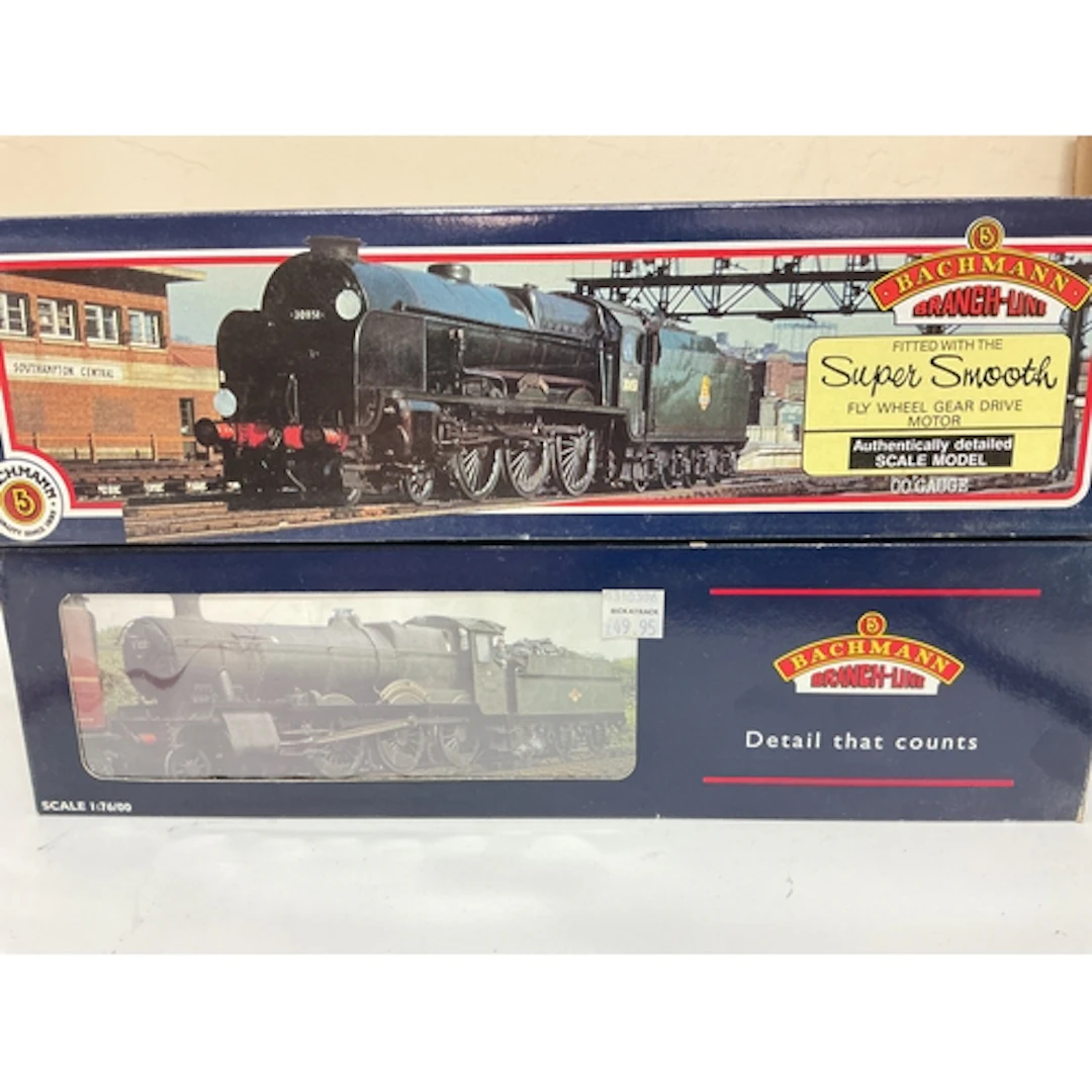 2 Boxed Bachmann Locomotives including A Lord Nelson 30861 L...