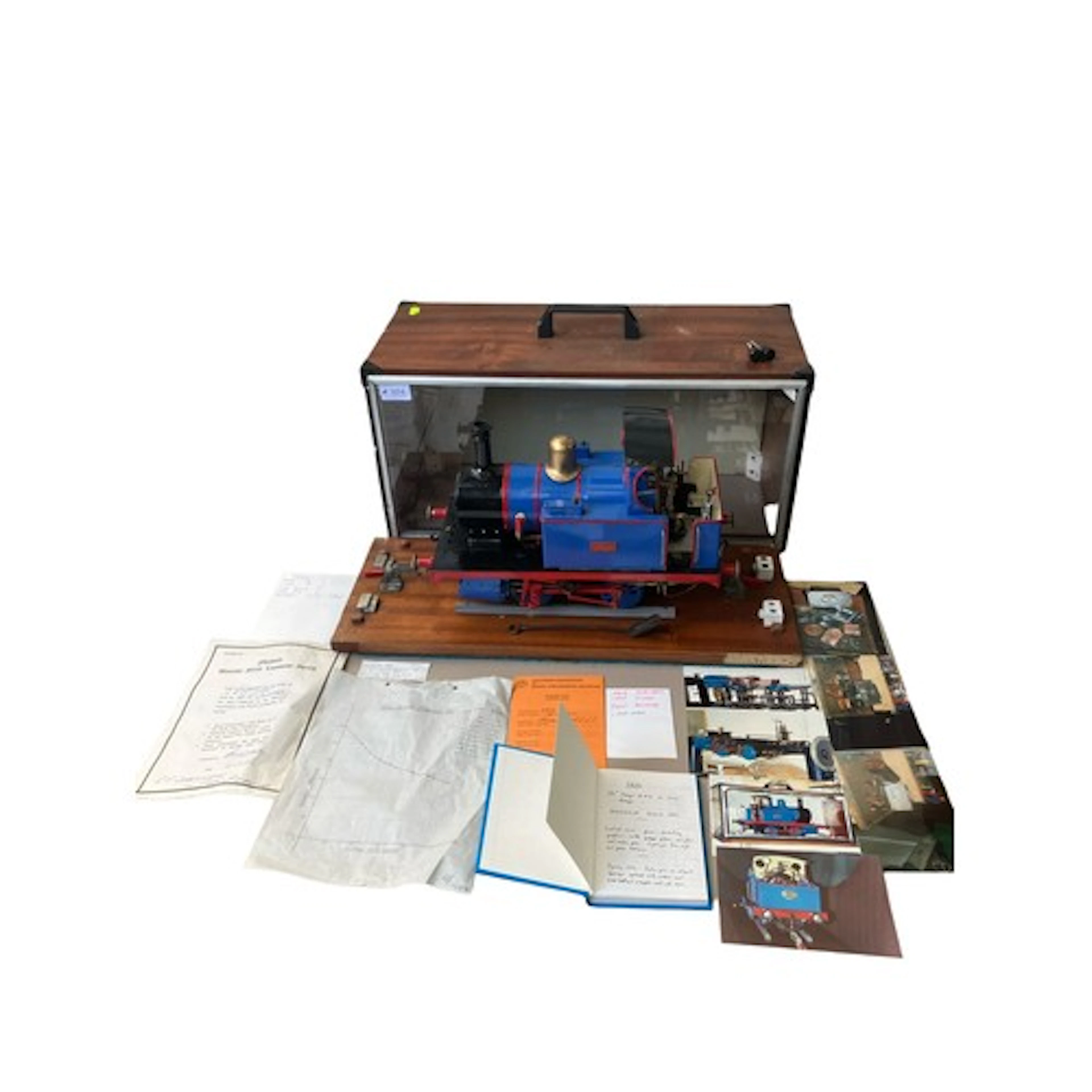 Hand-built model "Tich" 0-4-0 tank locomotive, originally se...