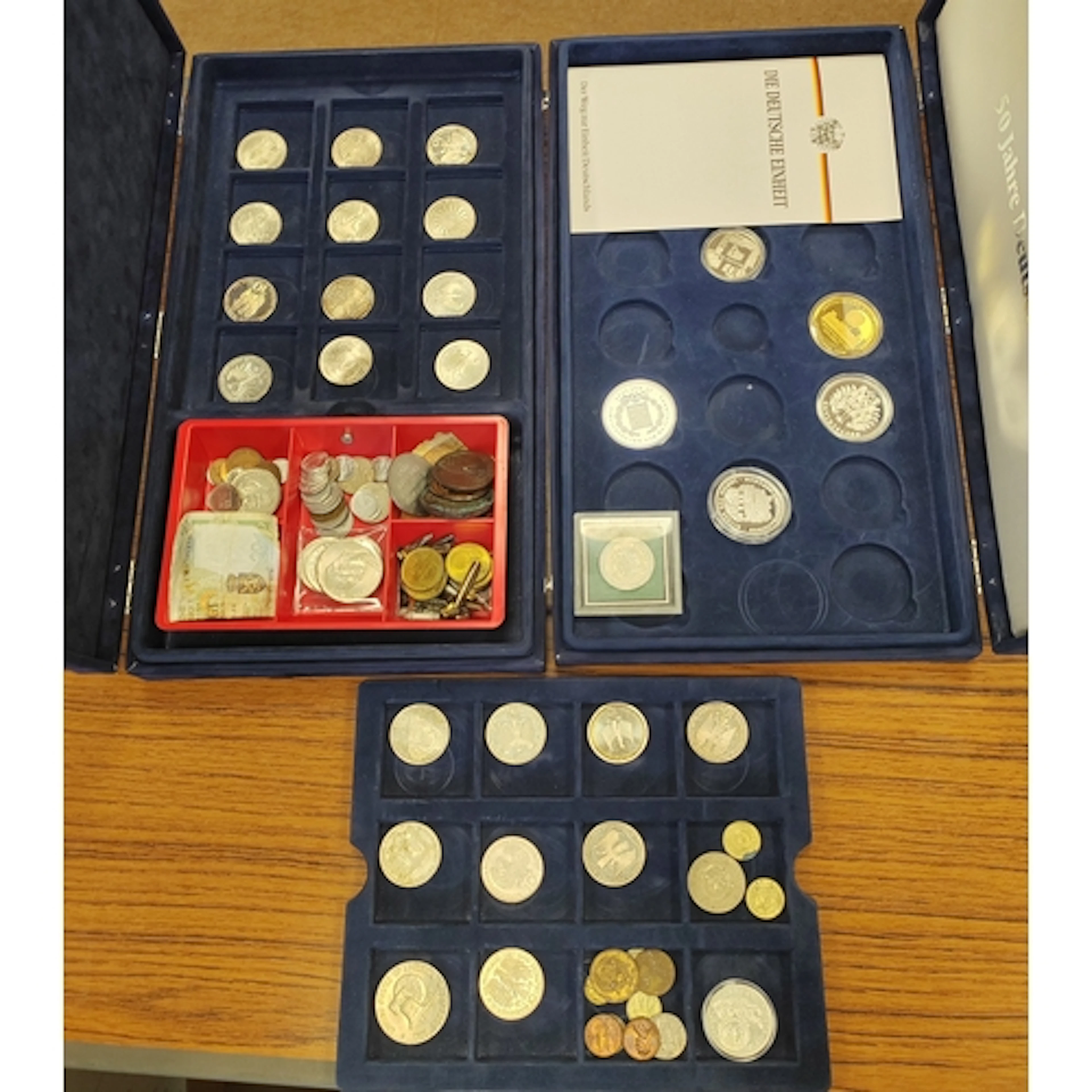 Germany. Collection with '50 Year of Germany' silver boxed p...