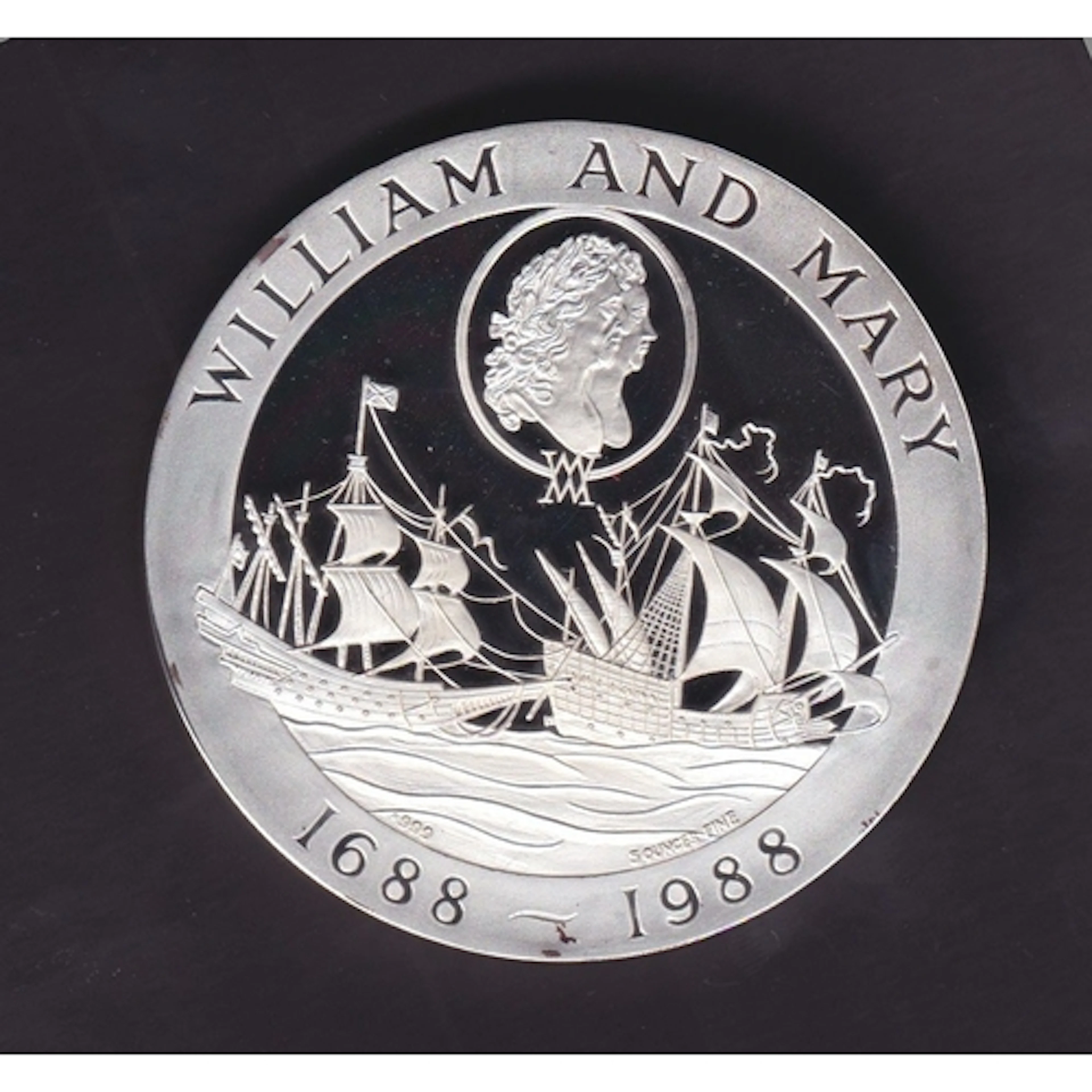 1988 British Numismatic Trade Association Coinex silver proo...