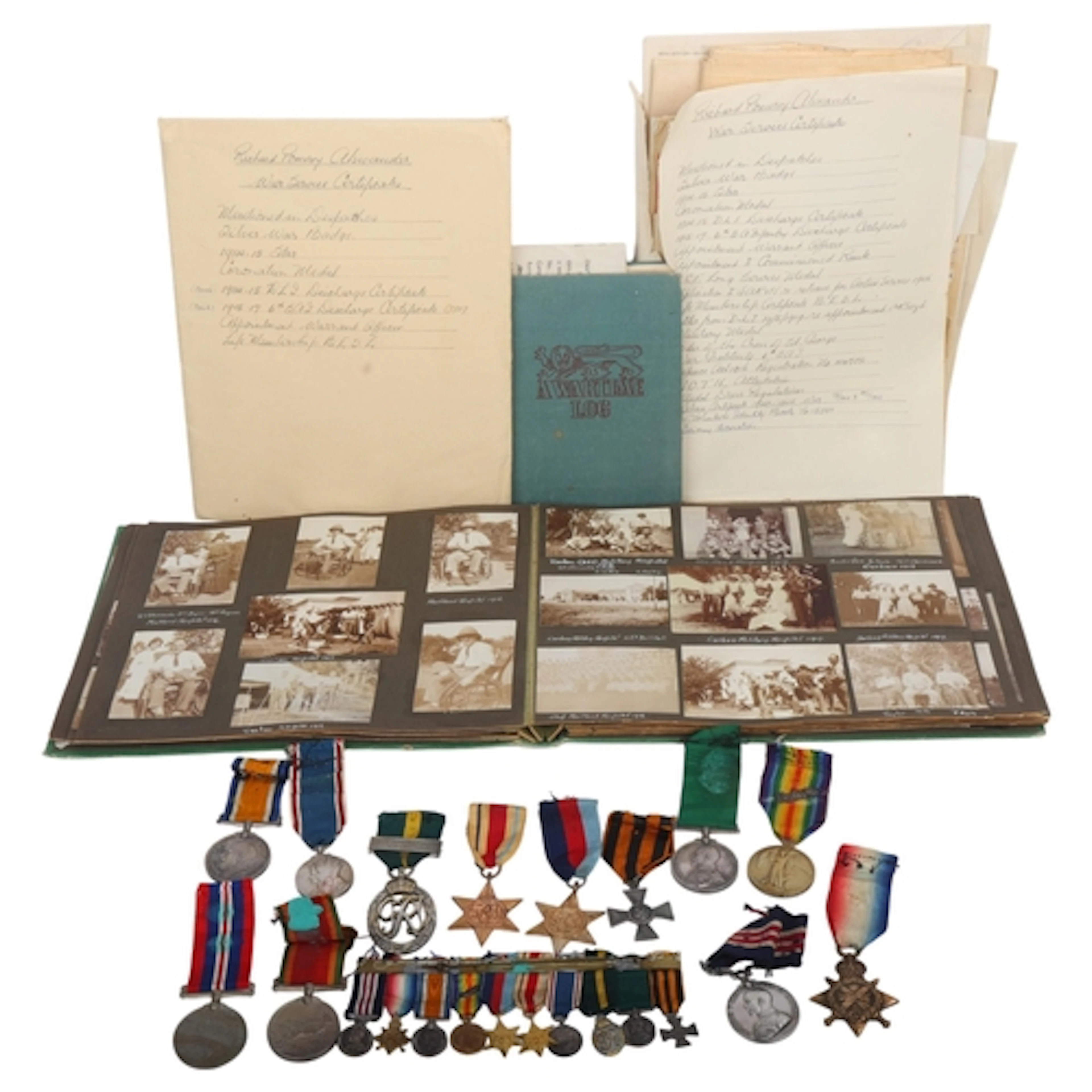 A South African family medal group spanning South African Wa...
