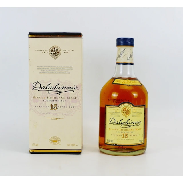 Dalwhinnie 15 year old single highland whisky, 70 cl (boxed)...