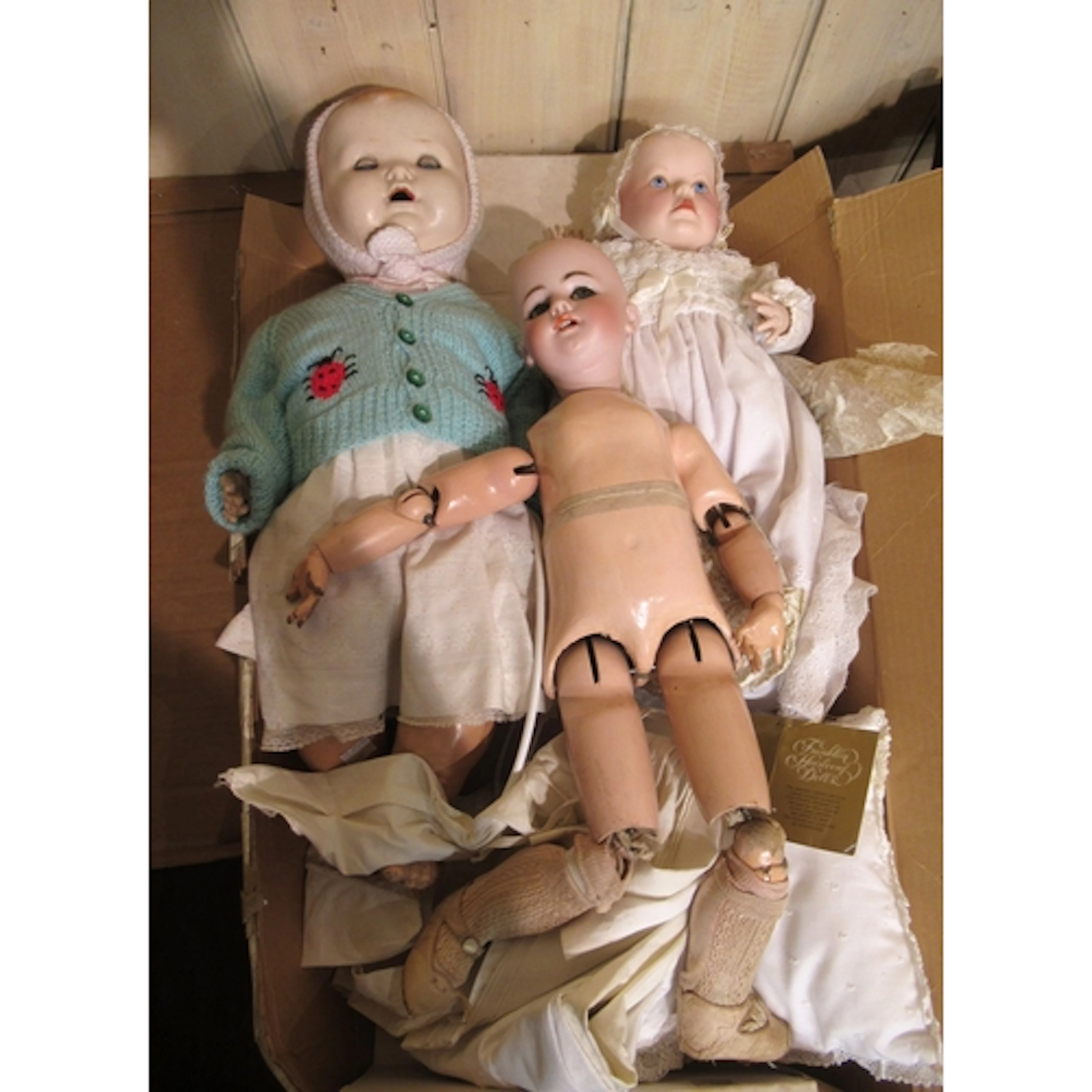 Simon and Halbig, 10.5" bisque headed doll, with jointed bod...