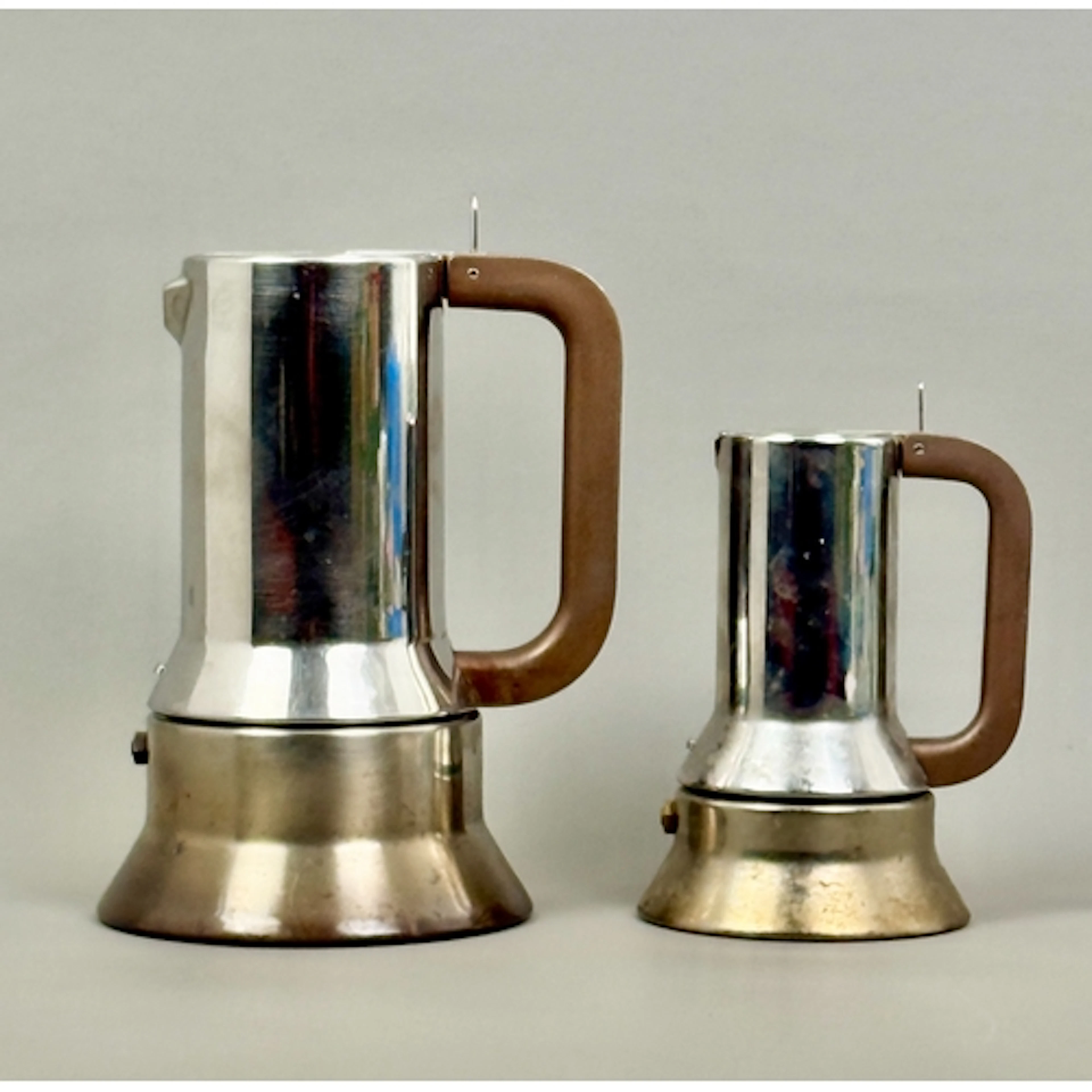 Richard Sapper for Alessi of Italy: two vintage 9090 graduat...