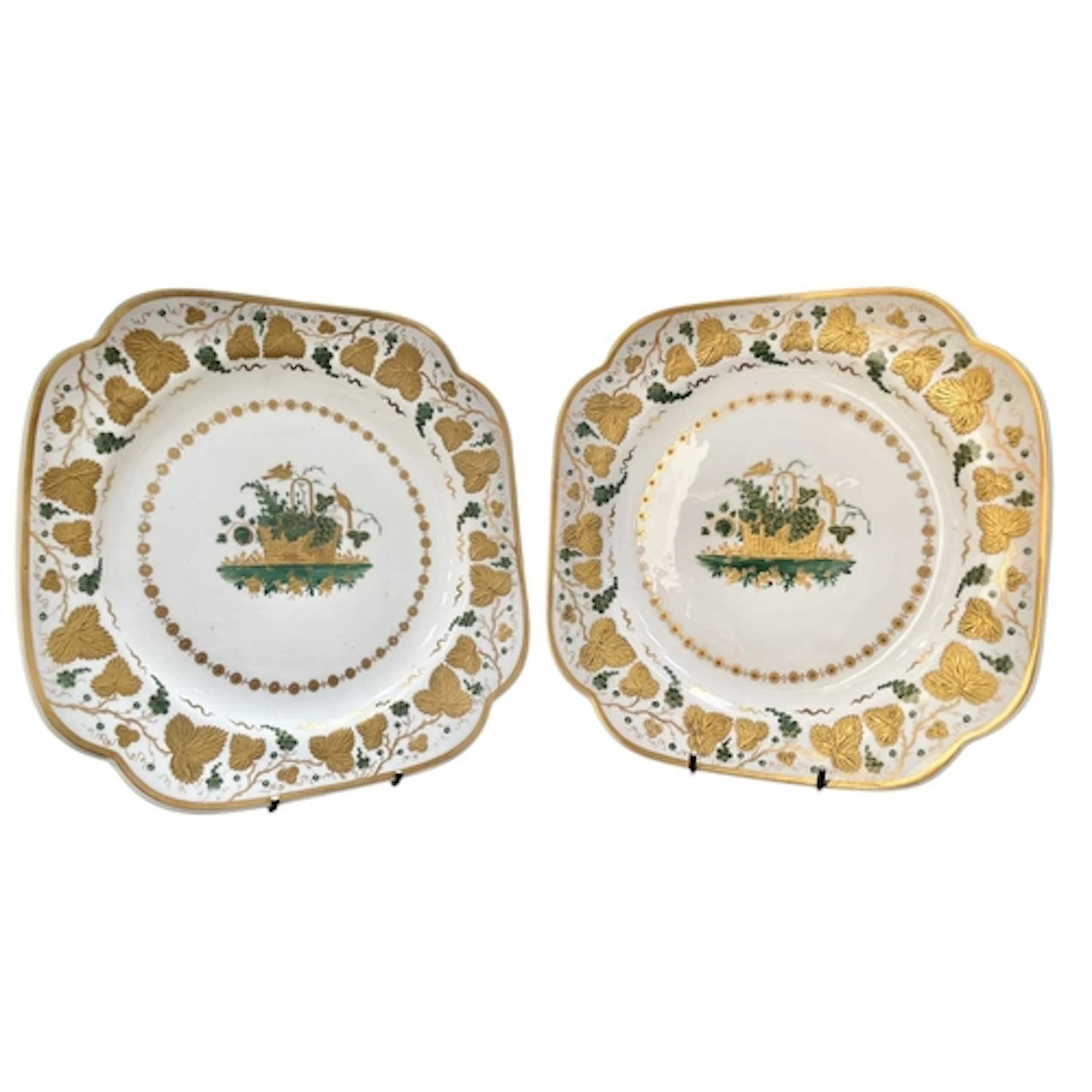 A pair of Spode Bone China early 19th century circa 1815 han...