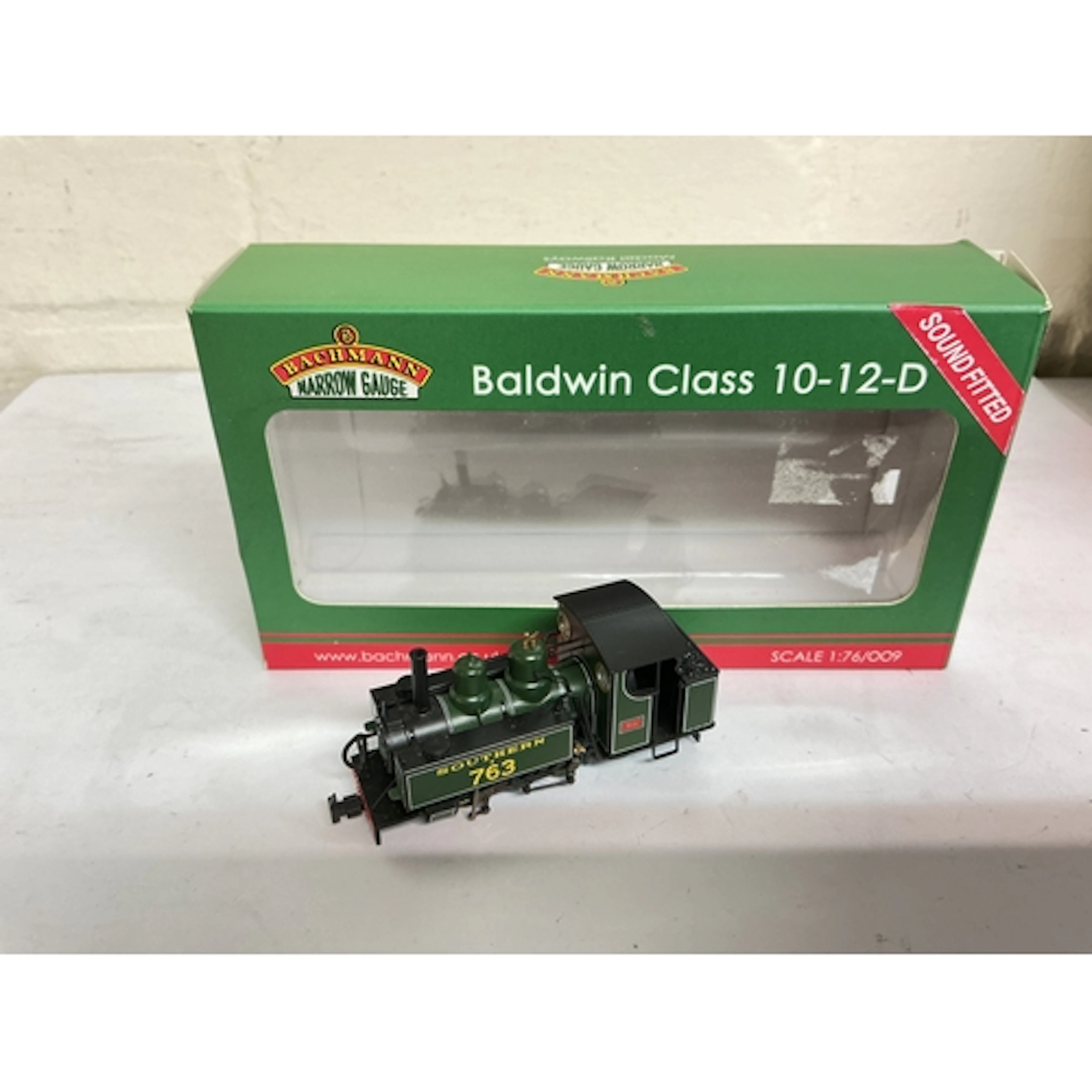 A Boxed Bachmann Narrow Gauge Baldwin Class10-12-D E763 SID ...