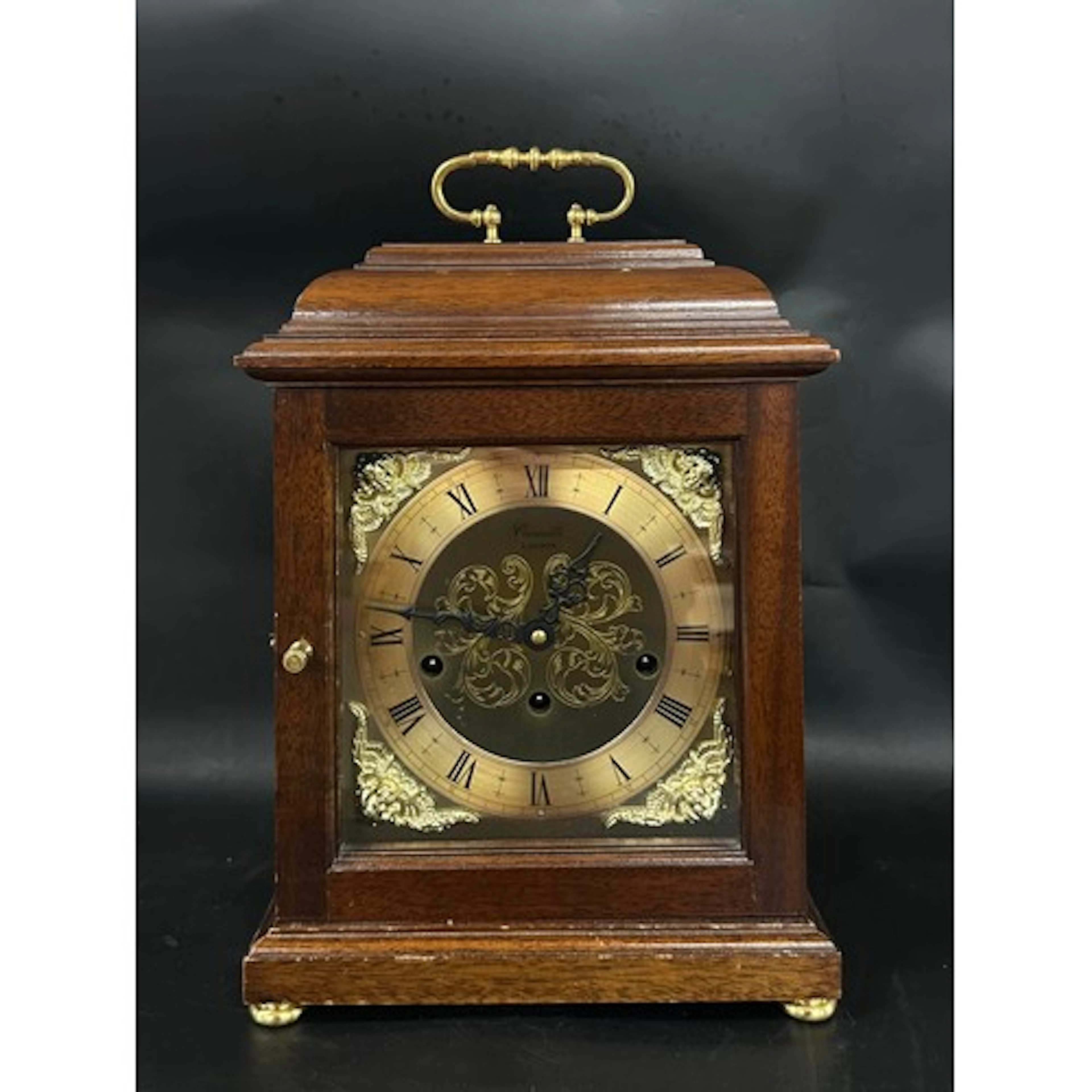 A Comitti Franz Hermle mantel clock, made in Germany, Westmi...