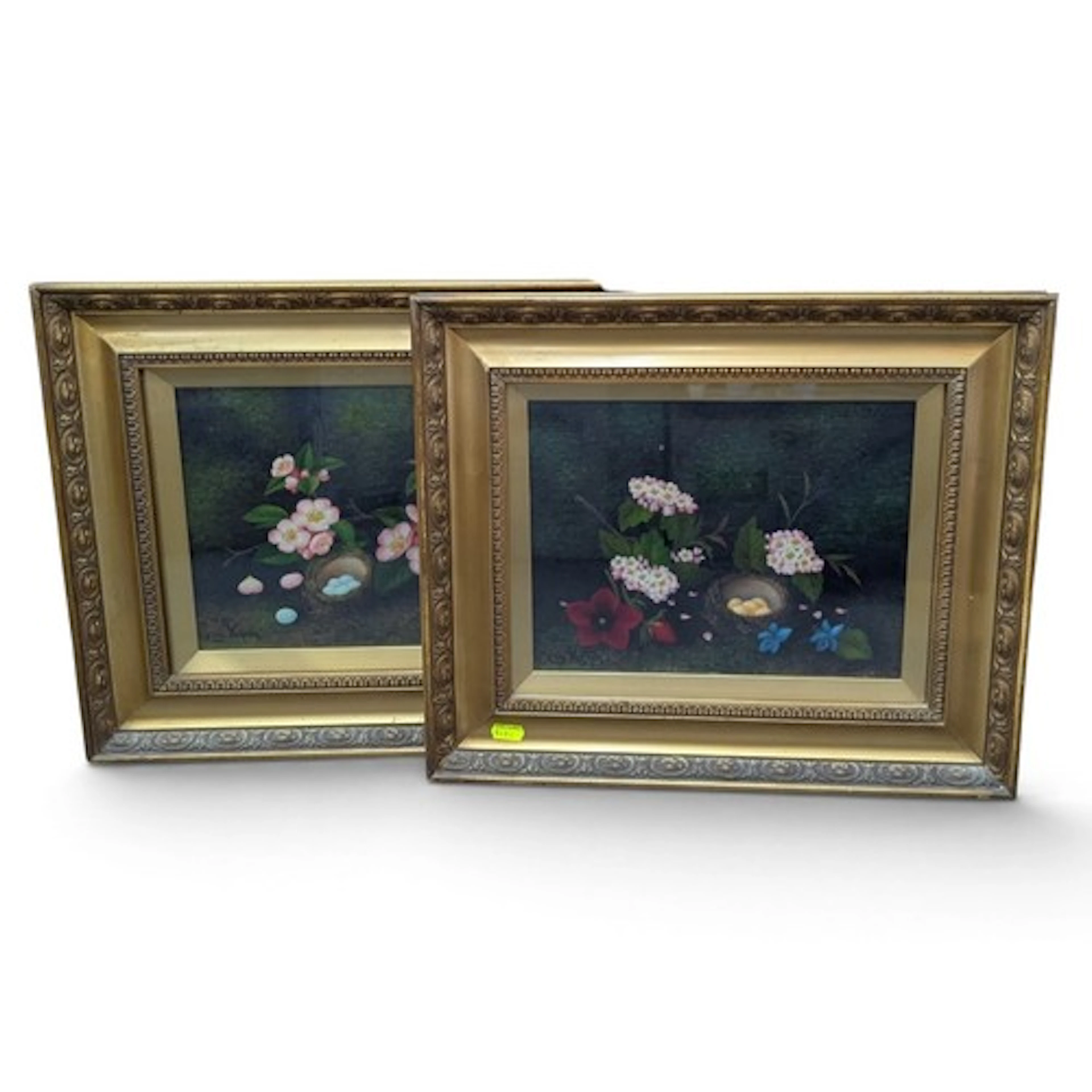 Carl Werner (German C20) Two still life paintings depicting ...