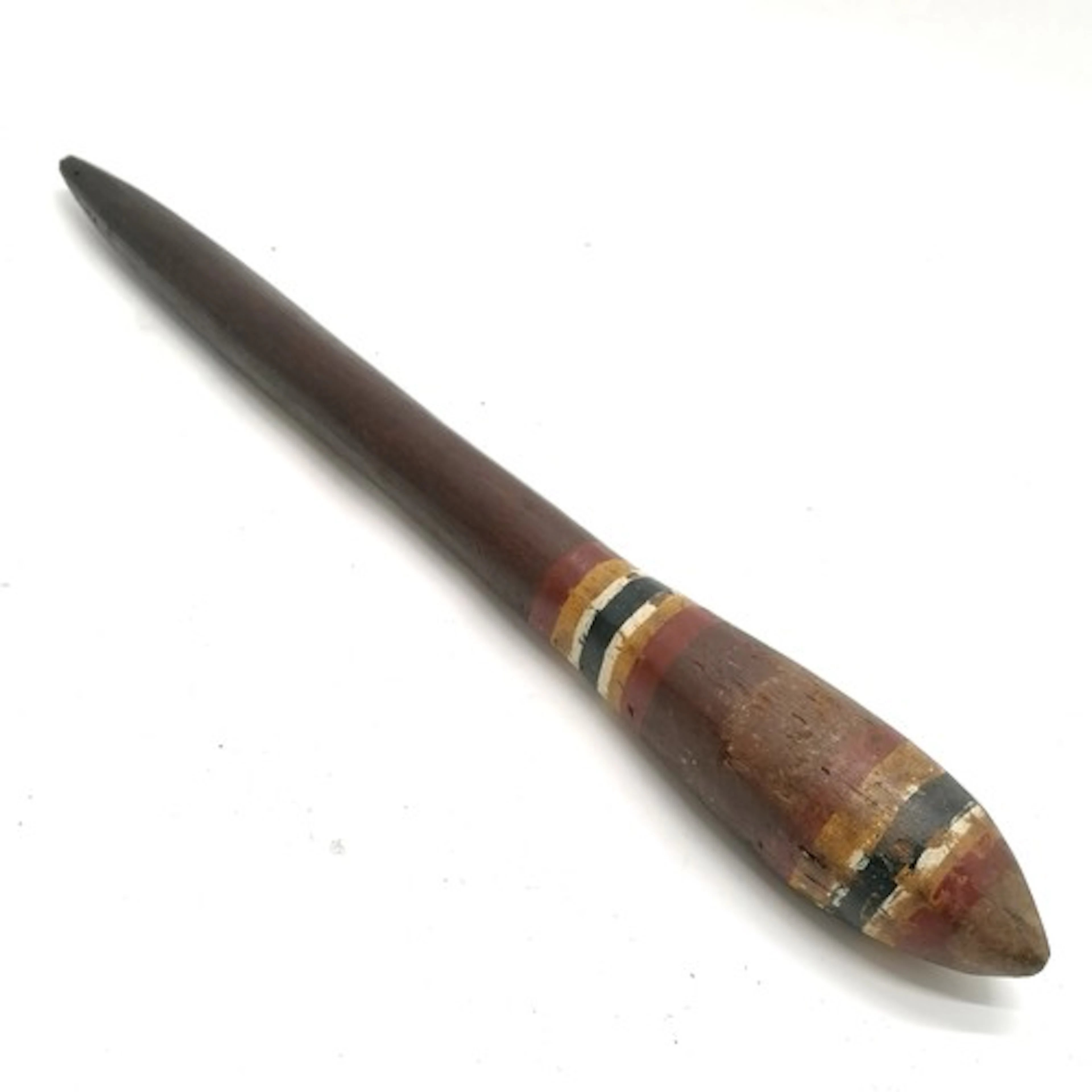 Australian Aboriginal throwing club (nulla-nulla) with origi...