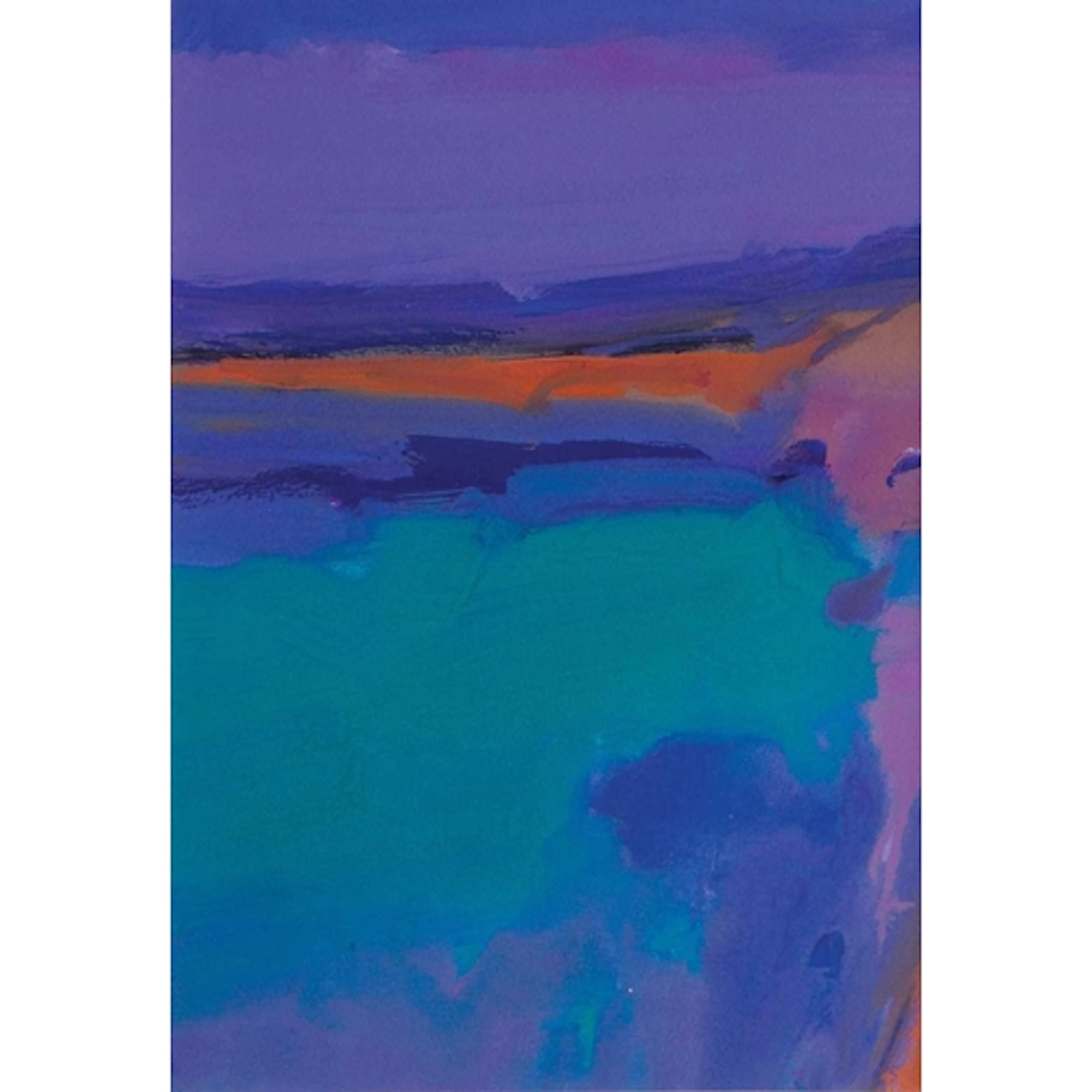 § John MILLER (1931-2002) Above Sancreed II Gouache, 36 x 24...