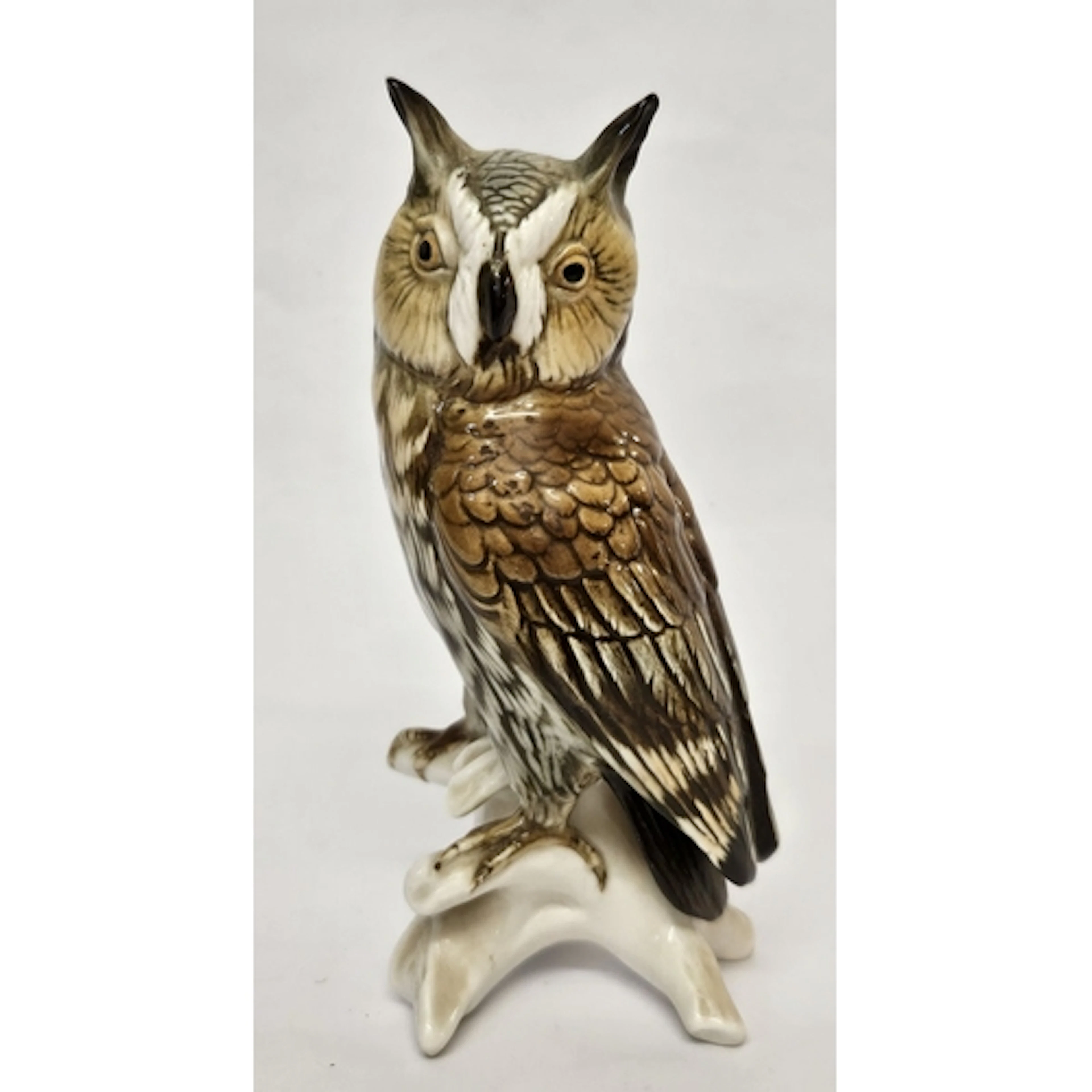 Vintage Porcelain Karl Ens Owl Figurine approx. 16.5cm H