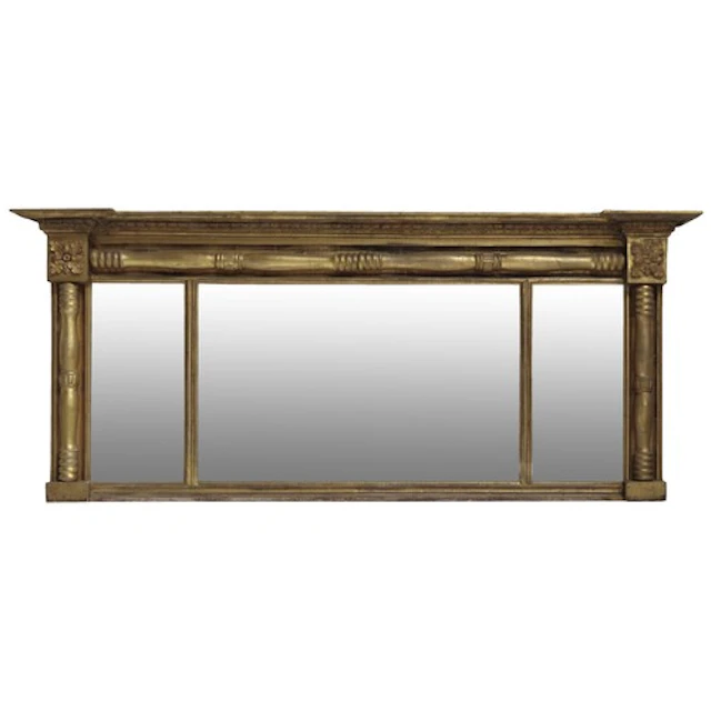 TRIPLE PLATE OVERMANTEL 70 x 163 cm Provenance: From the Co...