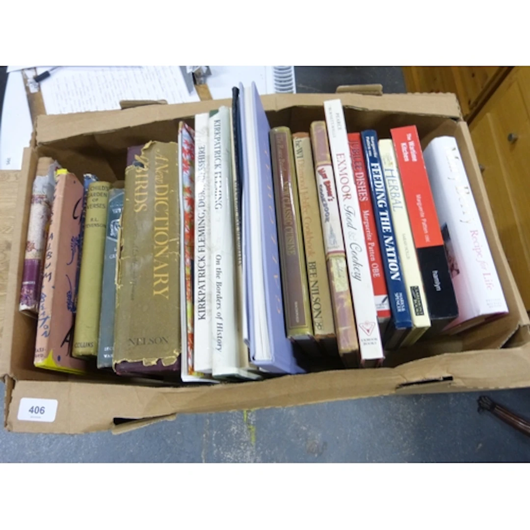 Large box of cookery interest books including Mary Berry.