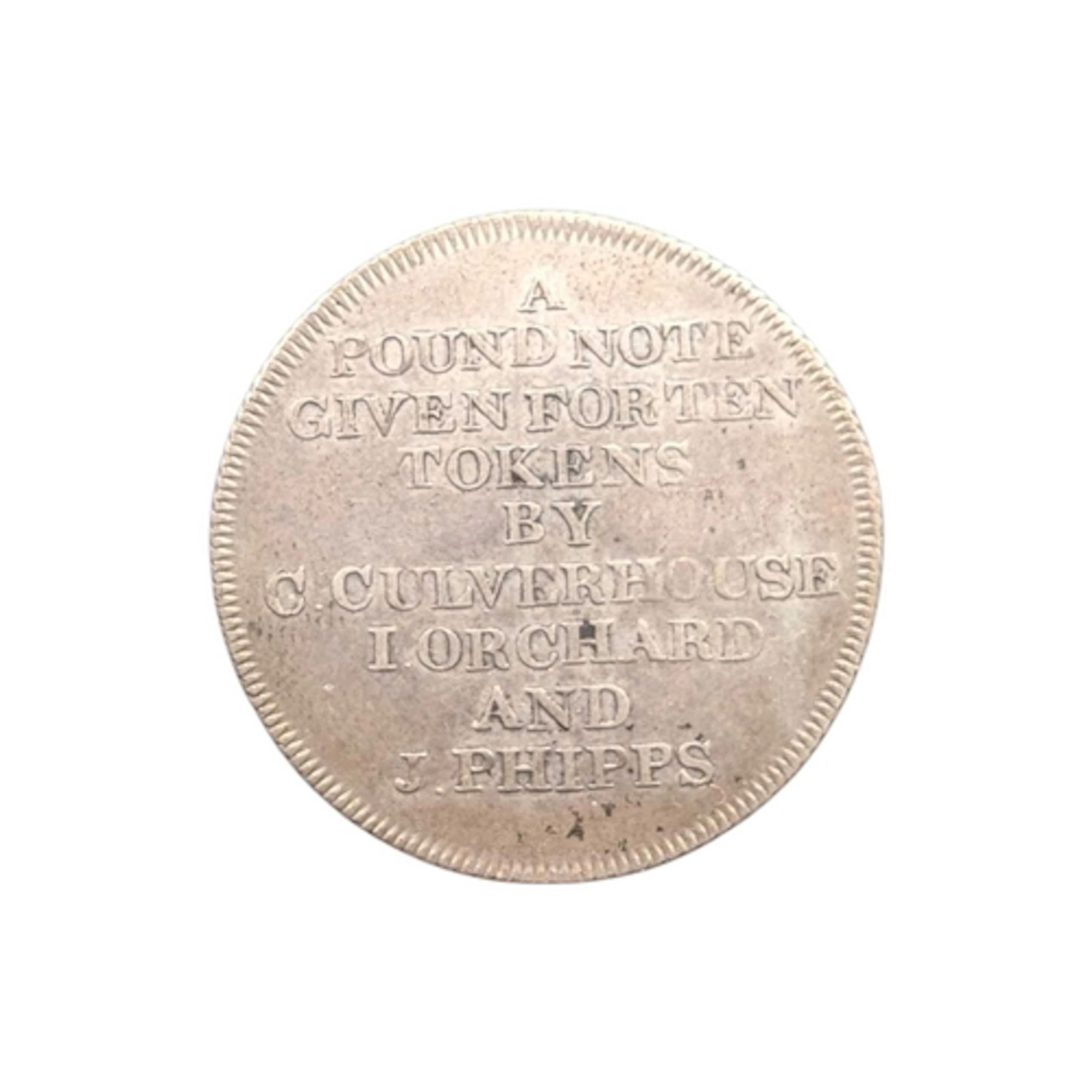 19th century, 1811-12 British - Bath Two Shillings - Trade T...