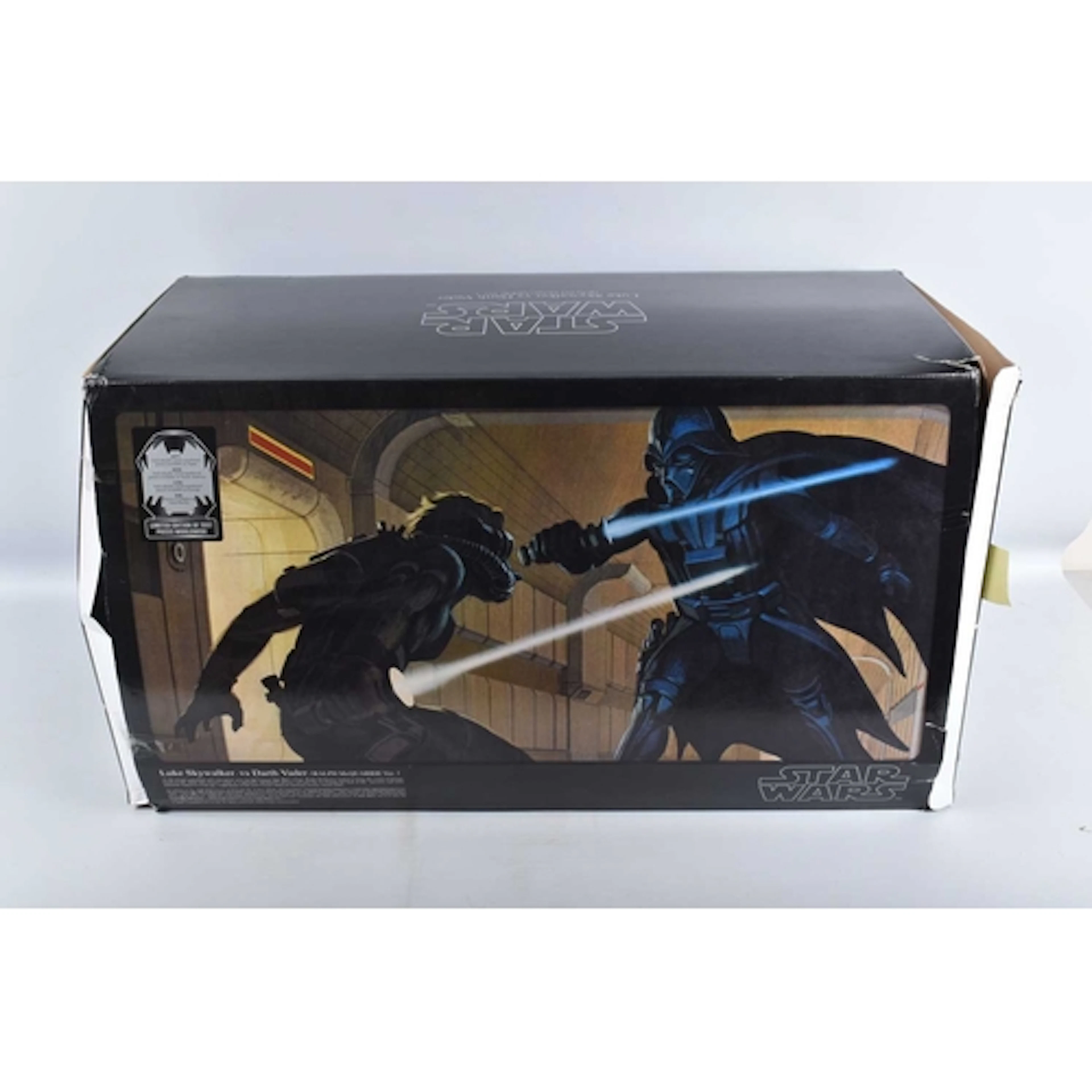 A BOXED KOTOBUIYA 1/7 SCALE STAR WARS LUKE SKYWALKER VS DART...