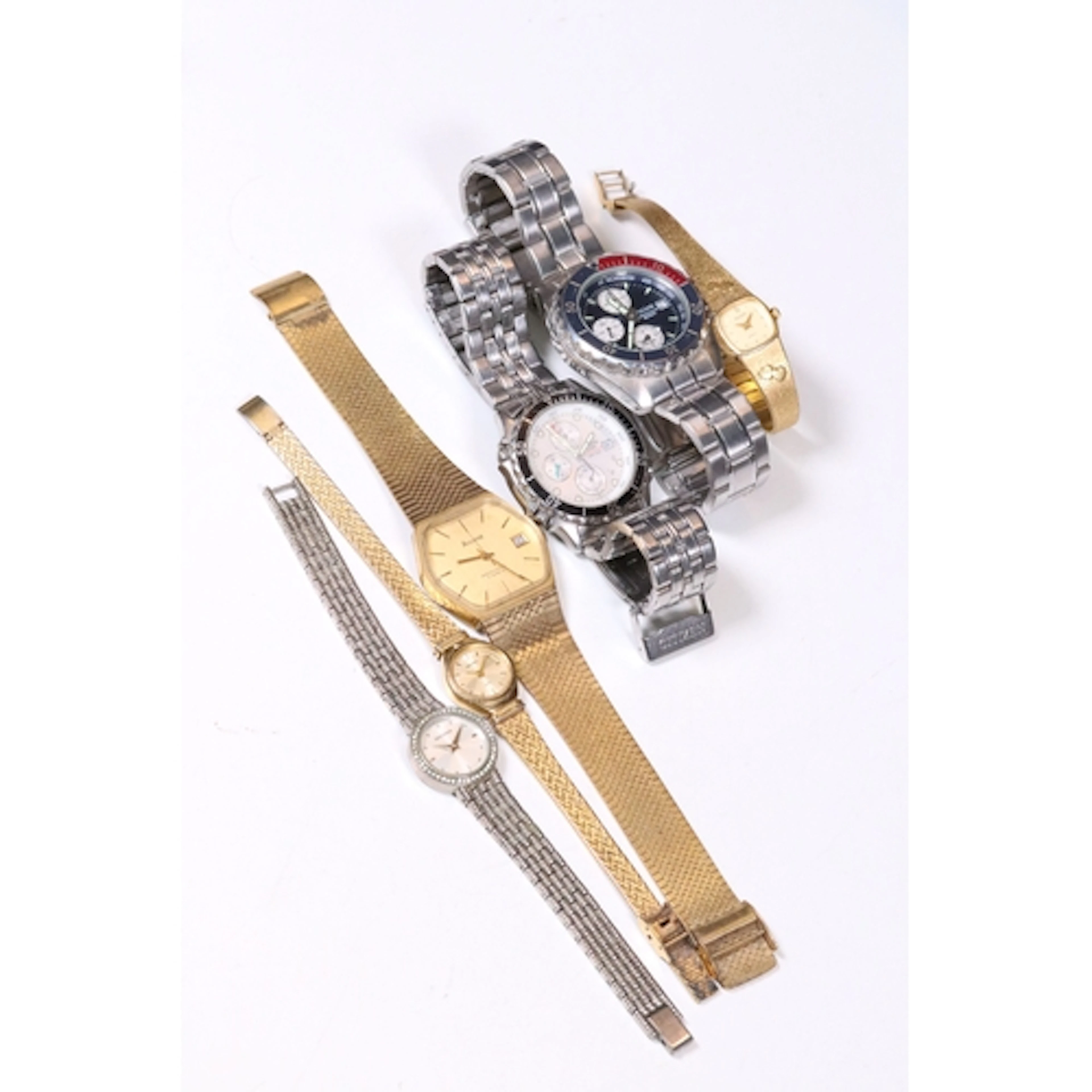 Collection of gents and ladies wrist watches to include Puls...