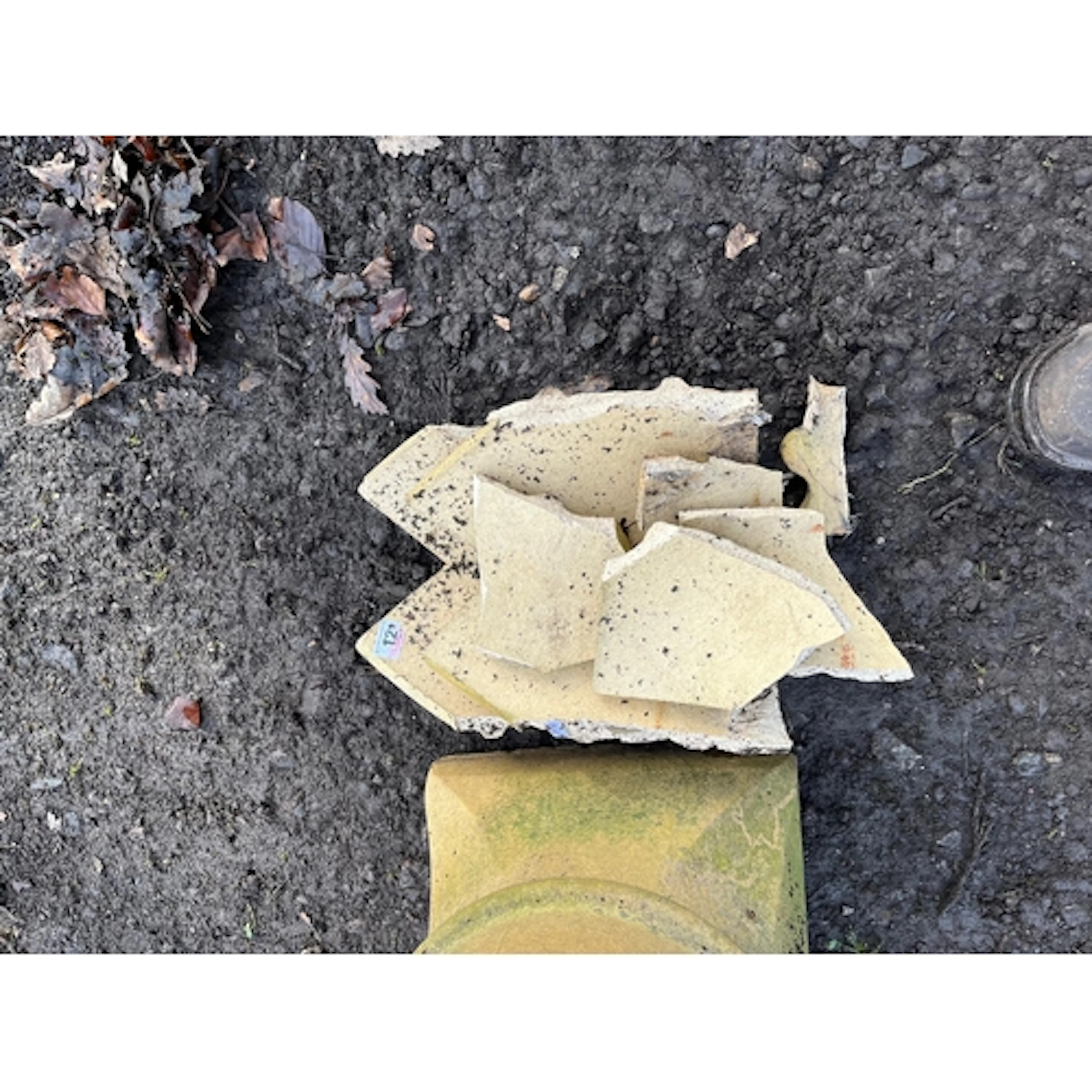 A PAIR OF VINTAGE CROWN CHIMNEY POTS height 77cm. Condition ...
