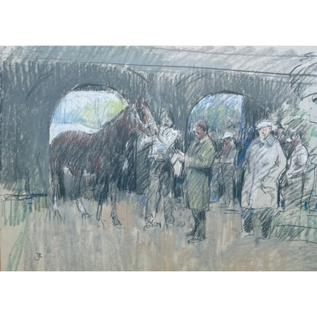 TOM COATES (BRITISH, B.1941): 'NEWMARKET' Signed with initia...