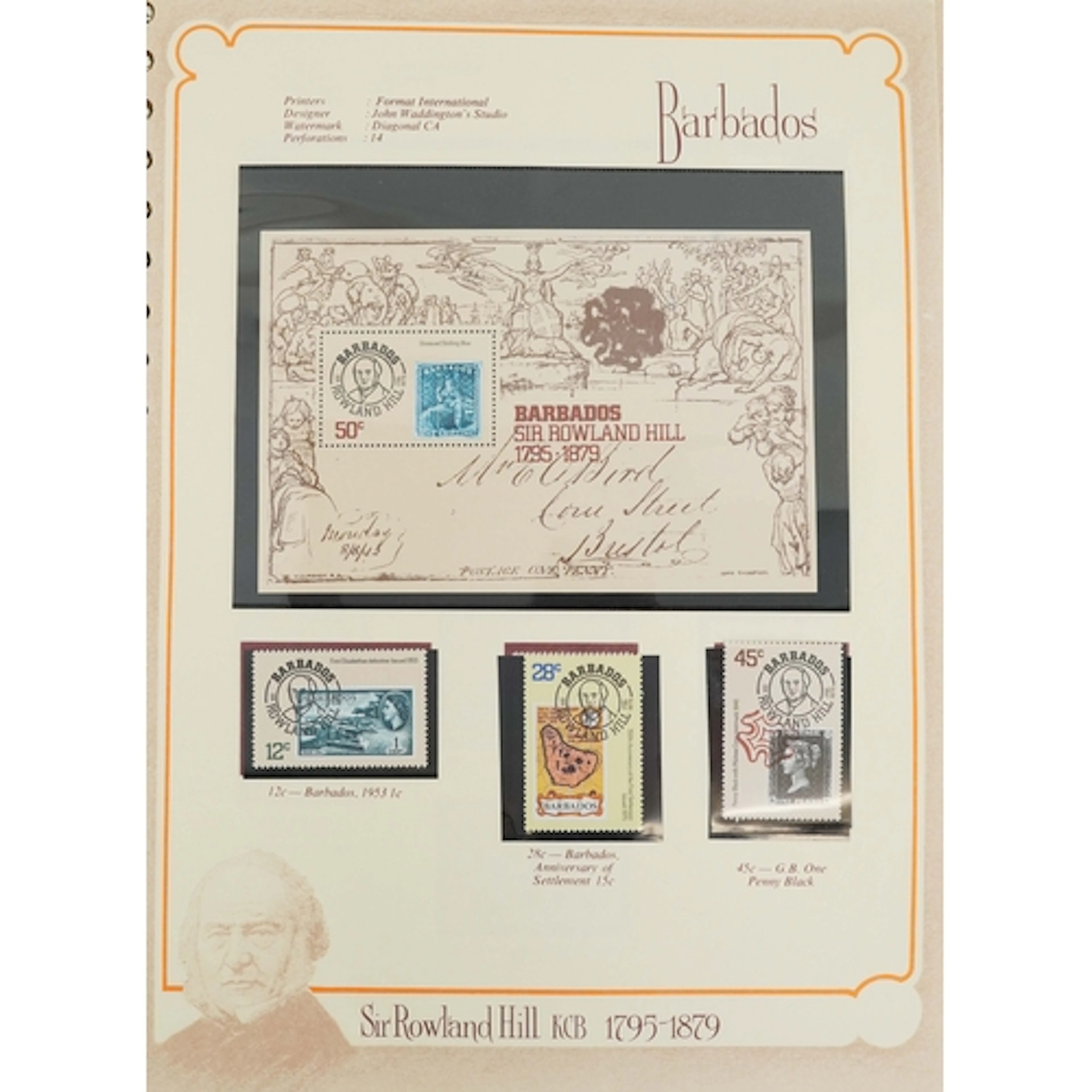 British and Commonwealth stamps commemorating the death cen...