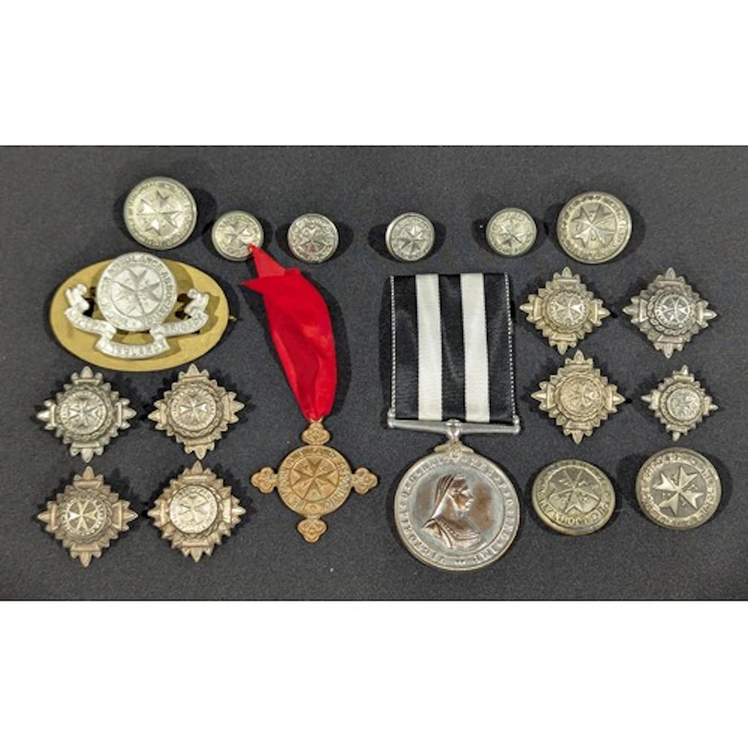 Militaria - An Order of St John Service medal, unnamed; Anot...
