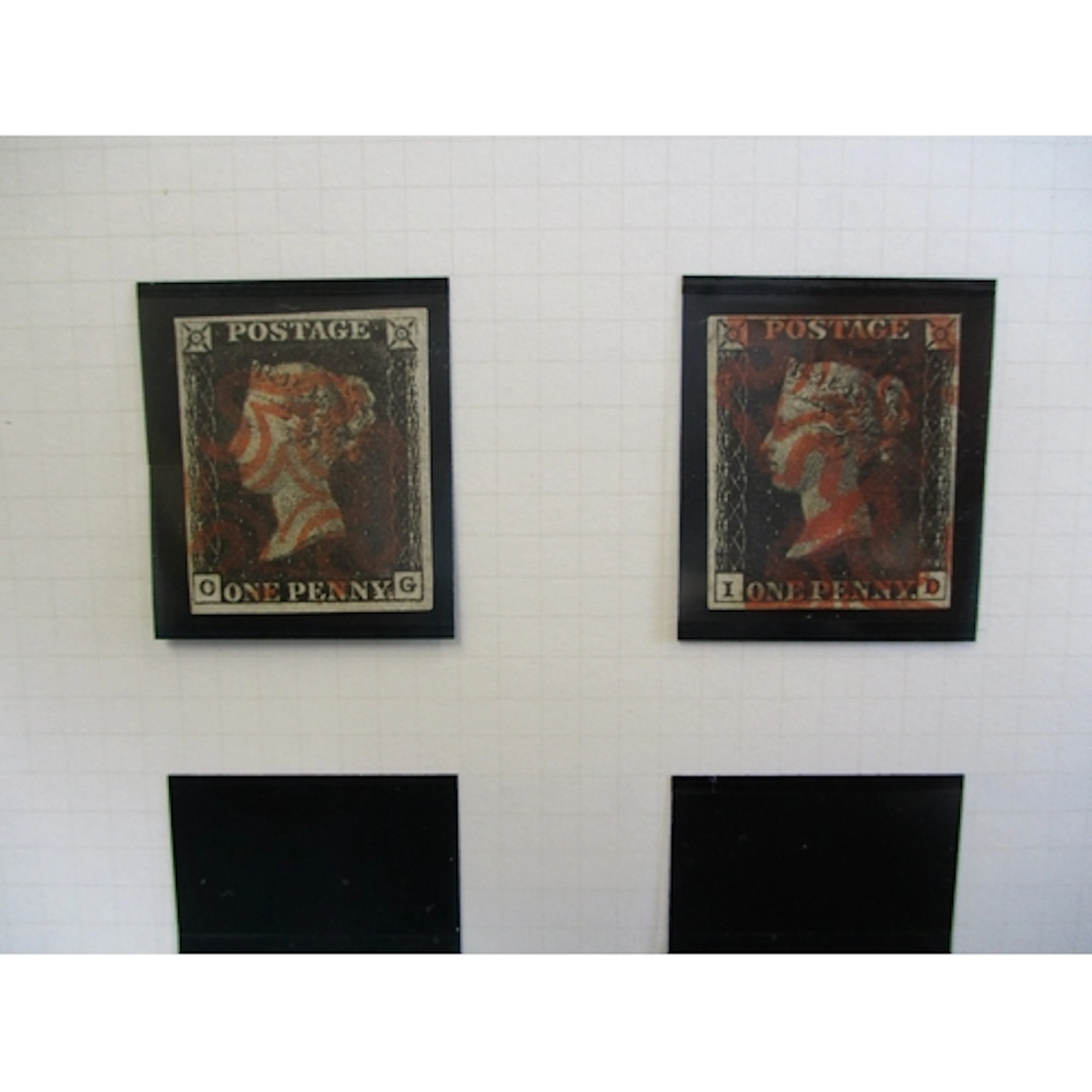 QV mainly used collection in one album, incl 1840 1d black (...