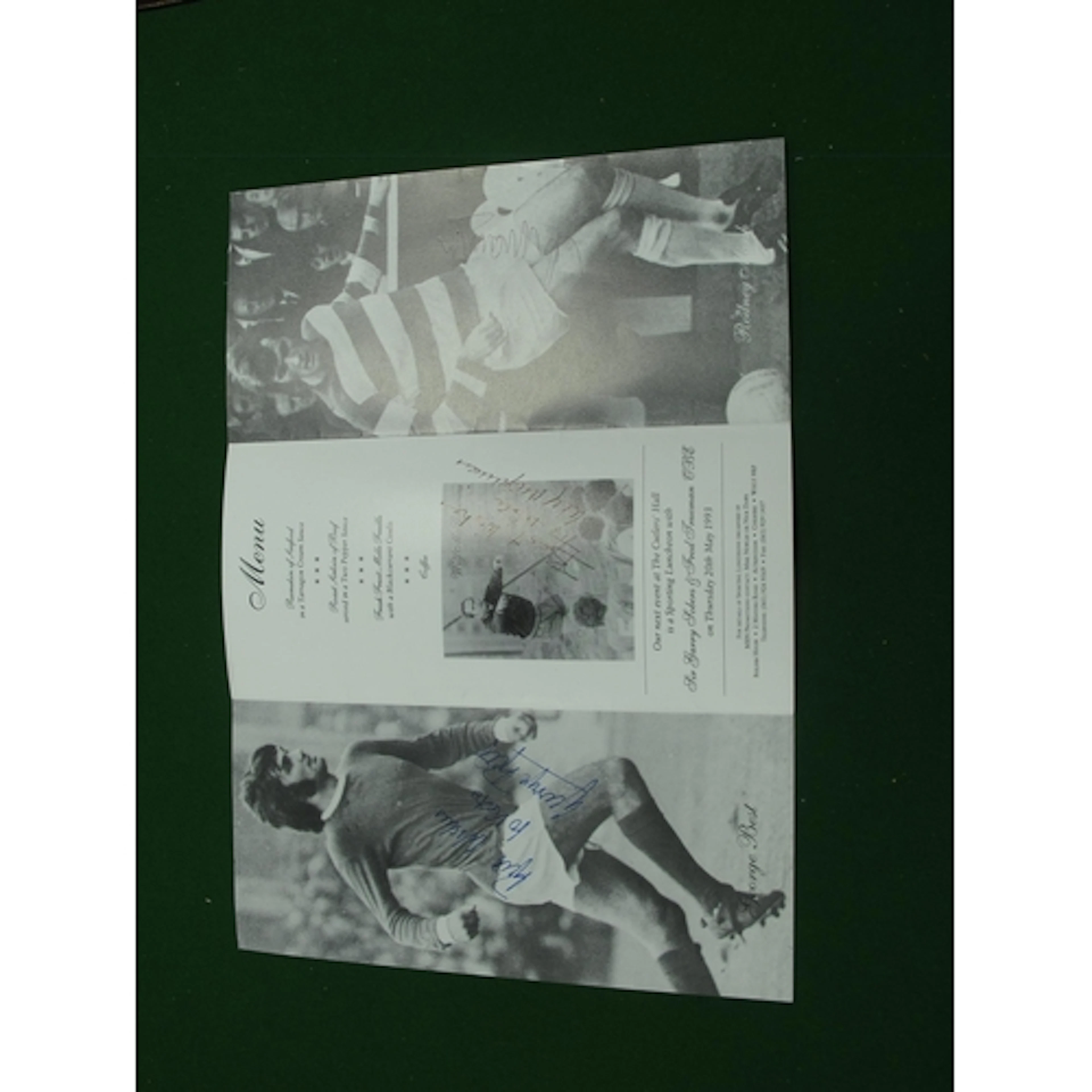 George Best, Rodney Marsh and Wilf McGuinness Autographs, al...