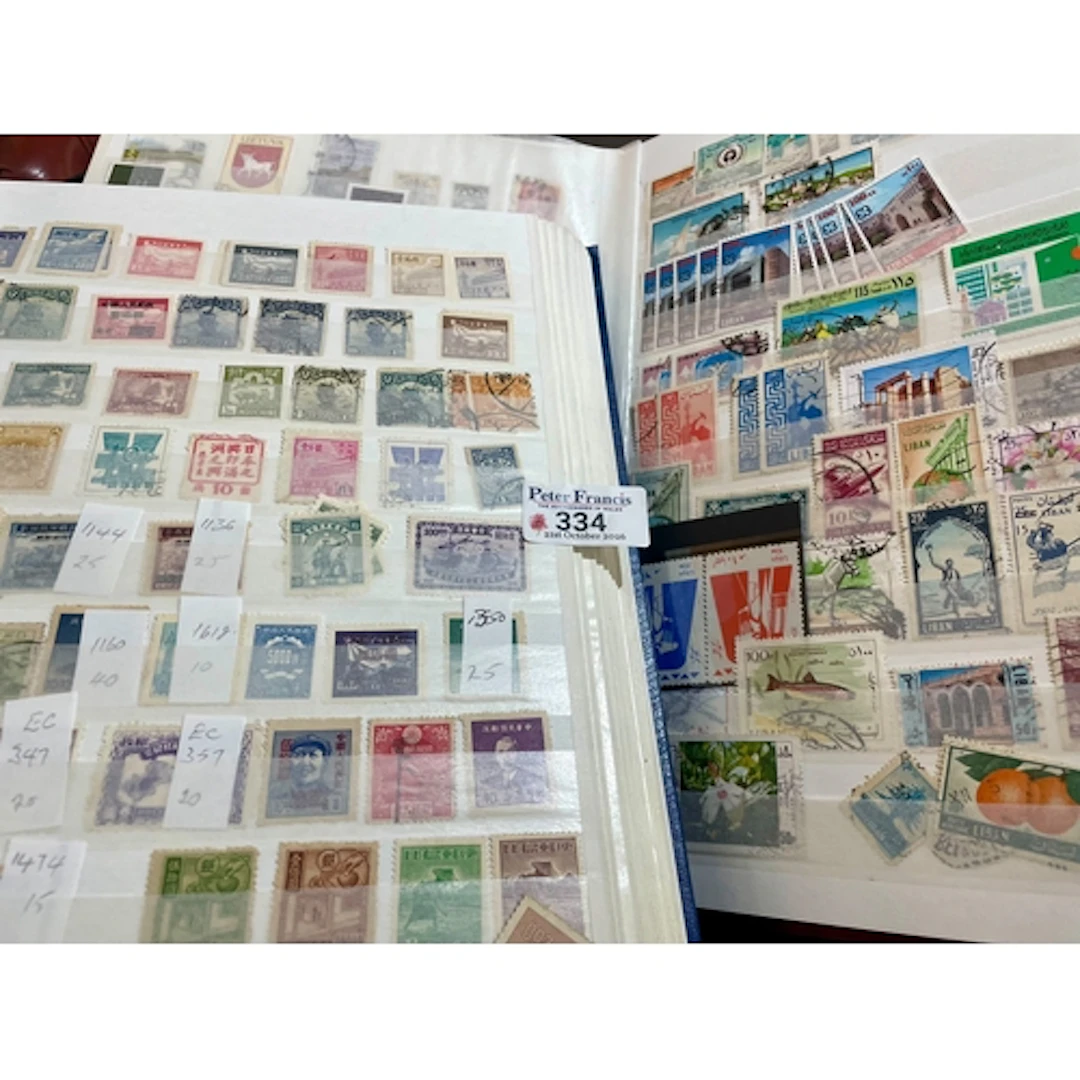 All World stamp collection in eight stockbooks, many 100s of...