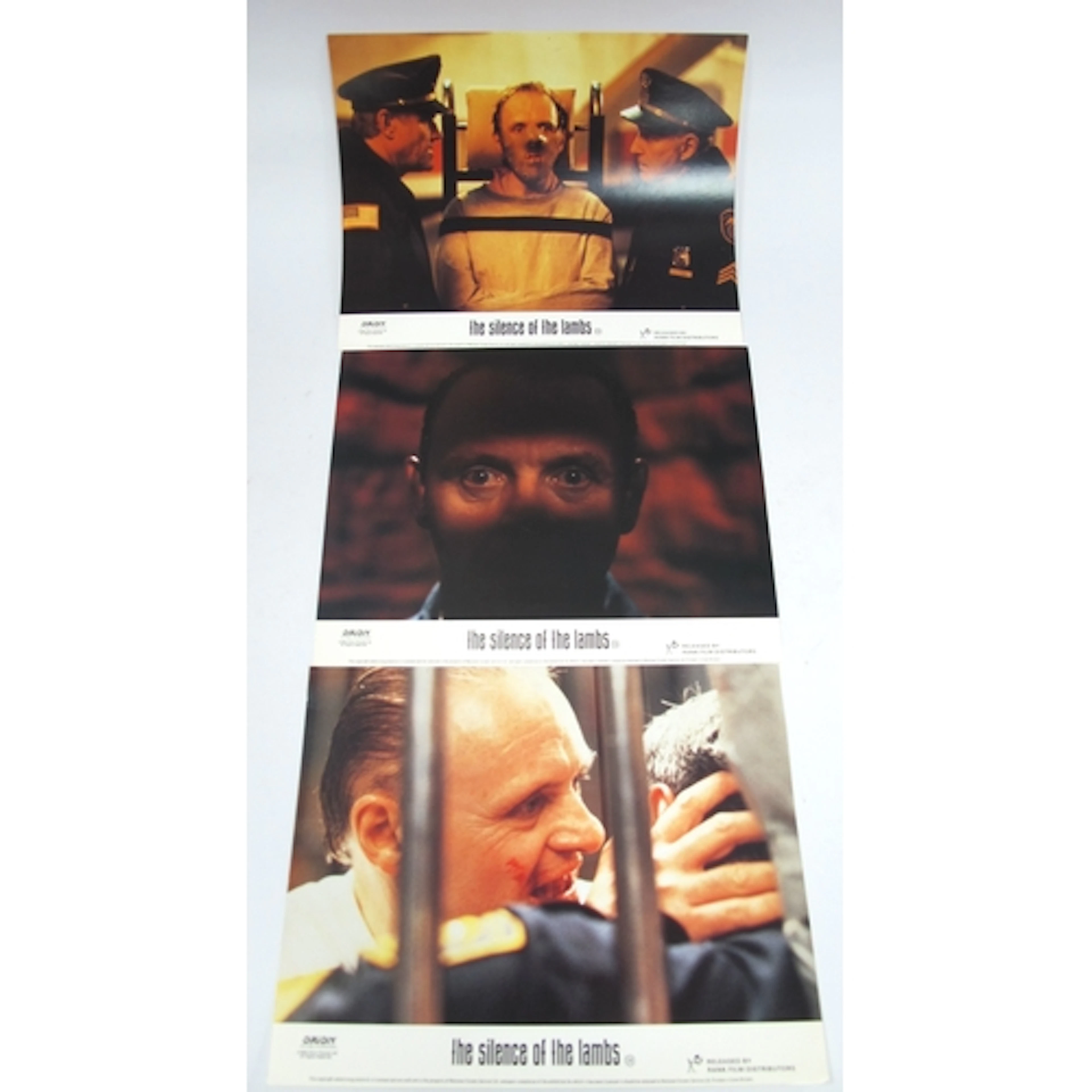 The Silence of The Lambs Original Lobby Cards, featuring Ant...